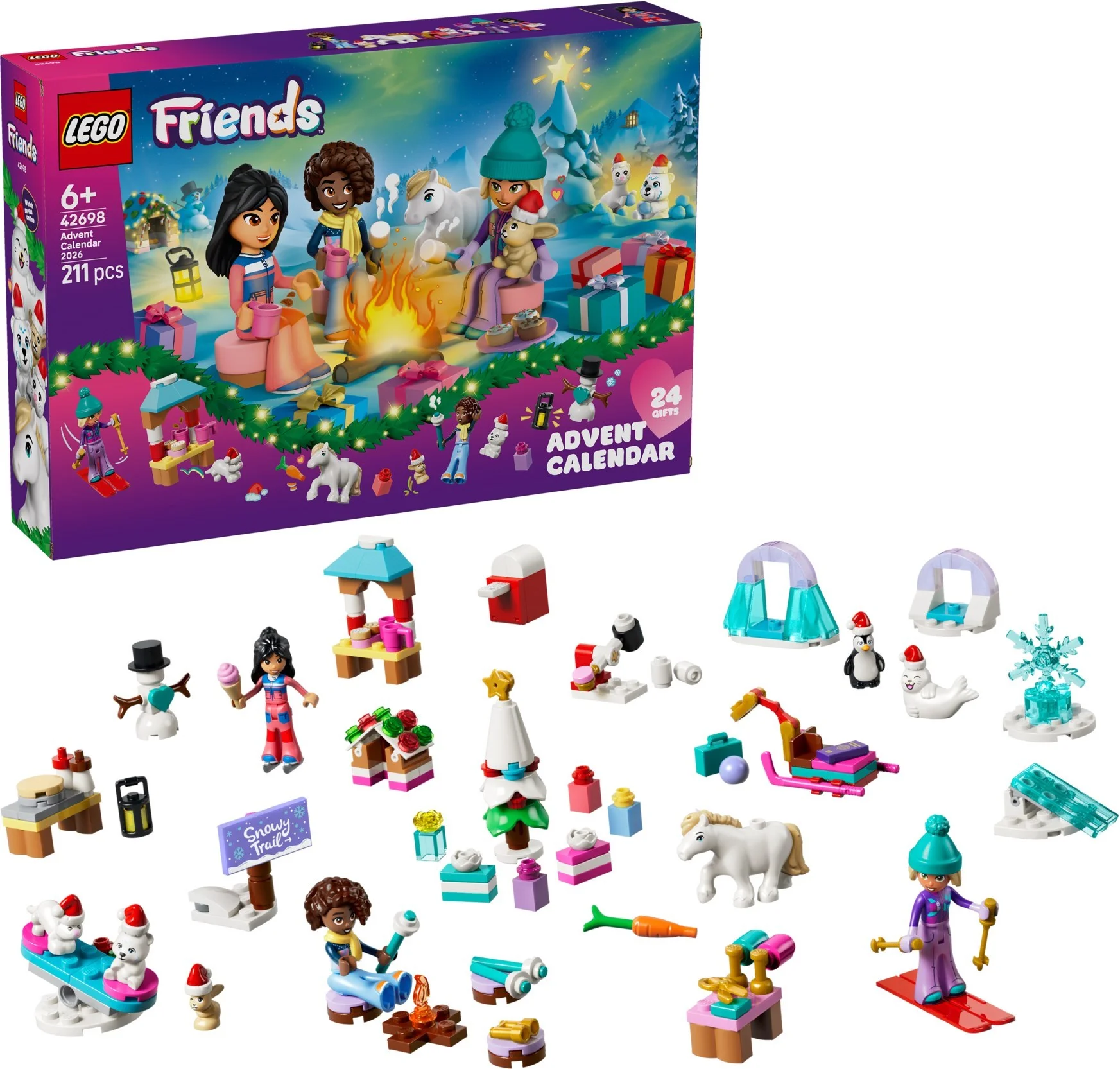 LEGO® 42698 LEGO Friends Kalendarz adwentowy na 2026 rok - zdjęcie 4