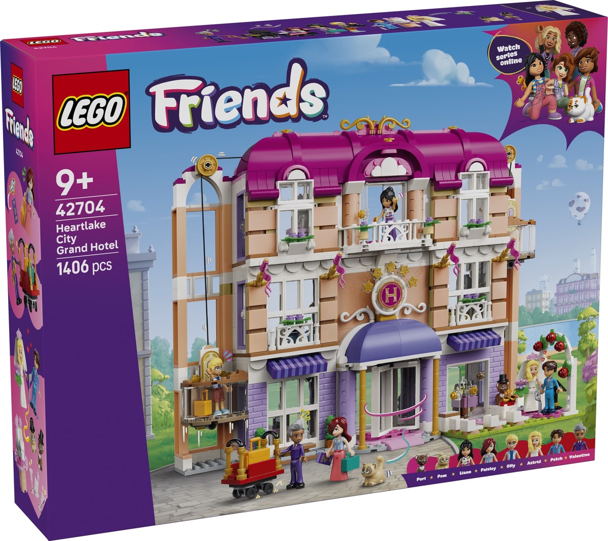 LEGO® 42704 Grand Hotel w mieście Heartlake - zdjęcie 2