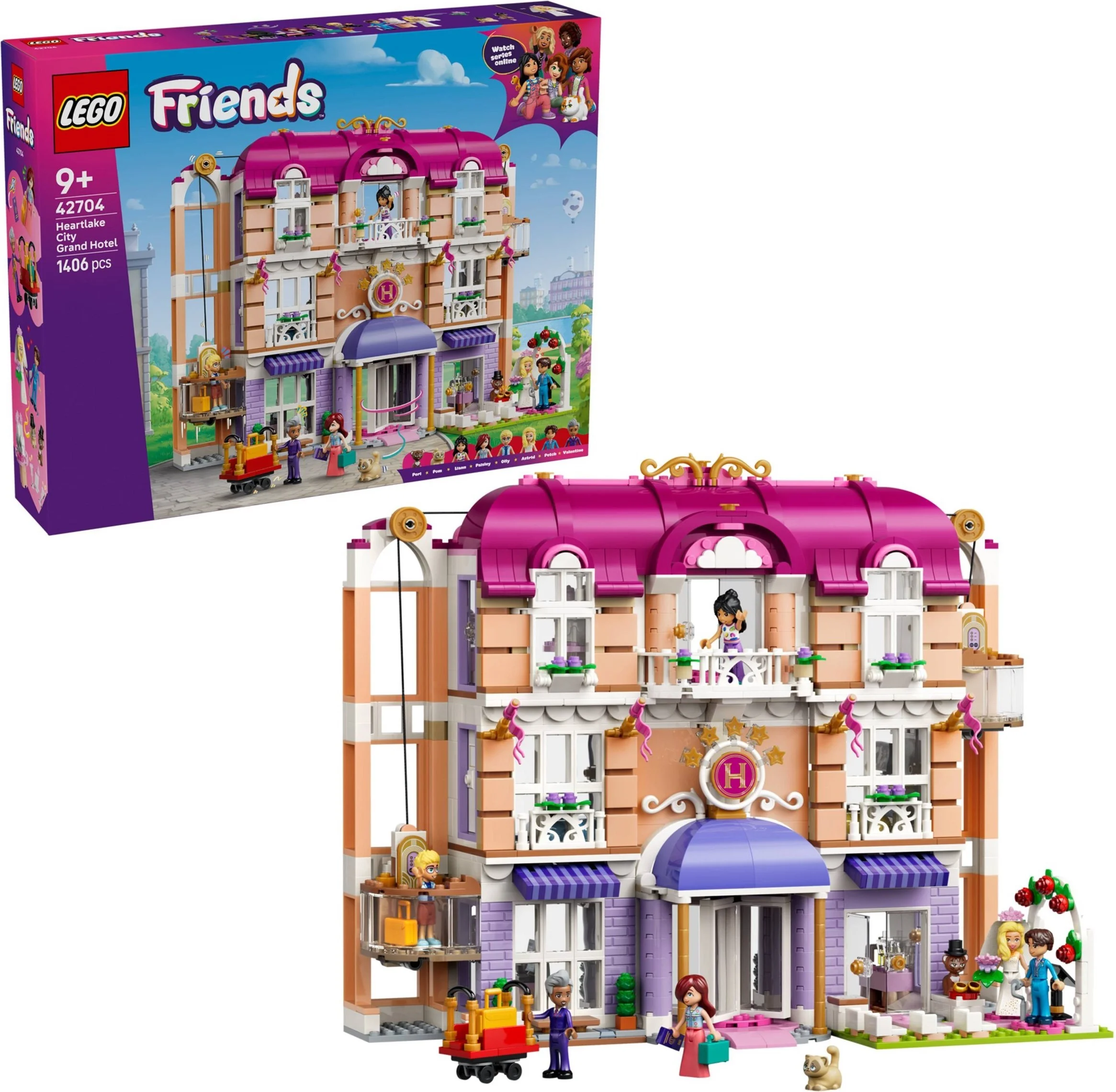 LEGO® 42704 Grand Hotel w mieście Heartlake - zdjęcie 5