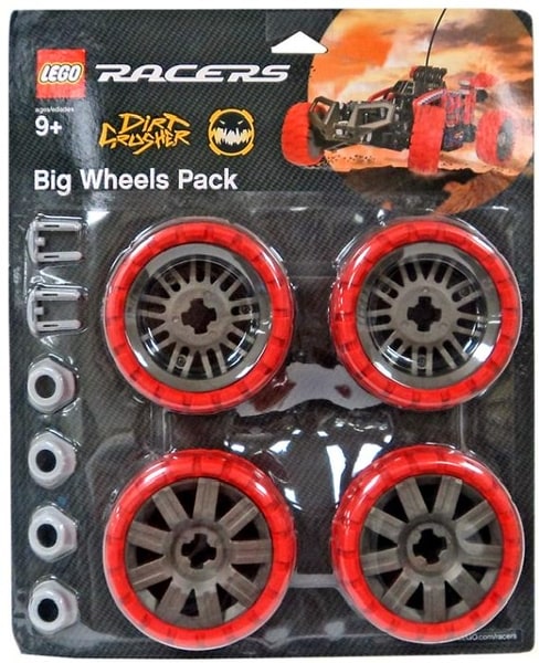 Big Wheels Pack Dirt Crusher (Red)
