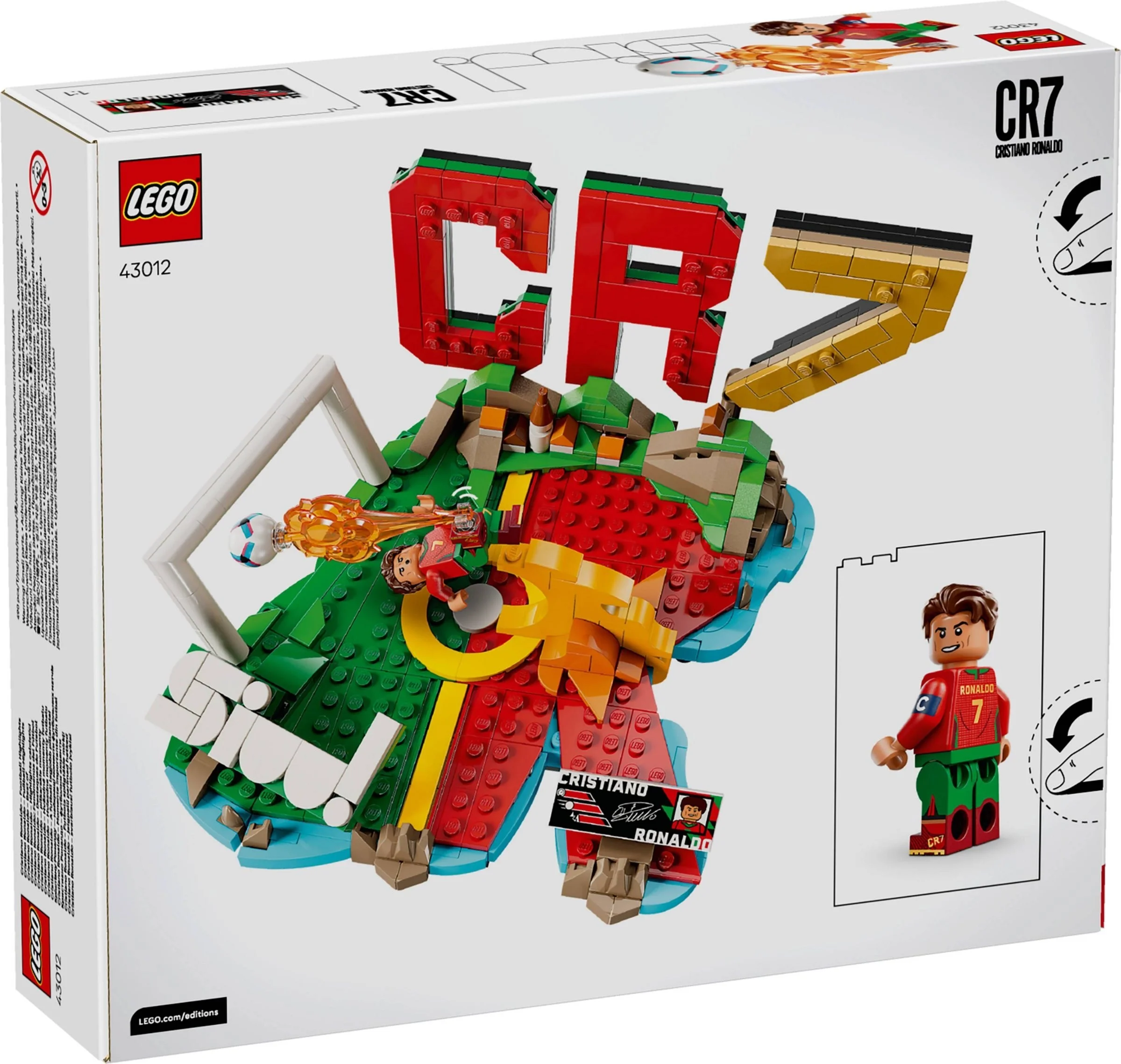 LEGO® 43012 Cristiano Ronaldo - piłkarskie momenty - zdjęcie 4