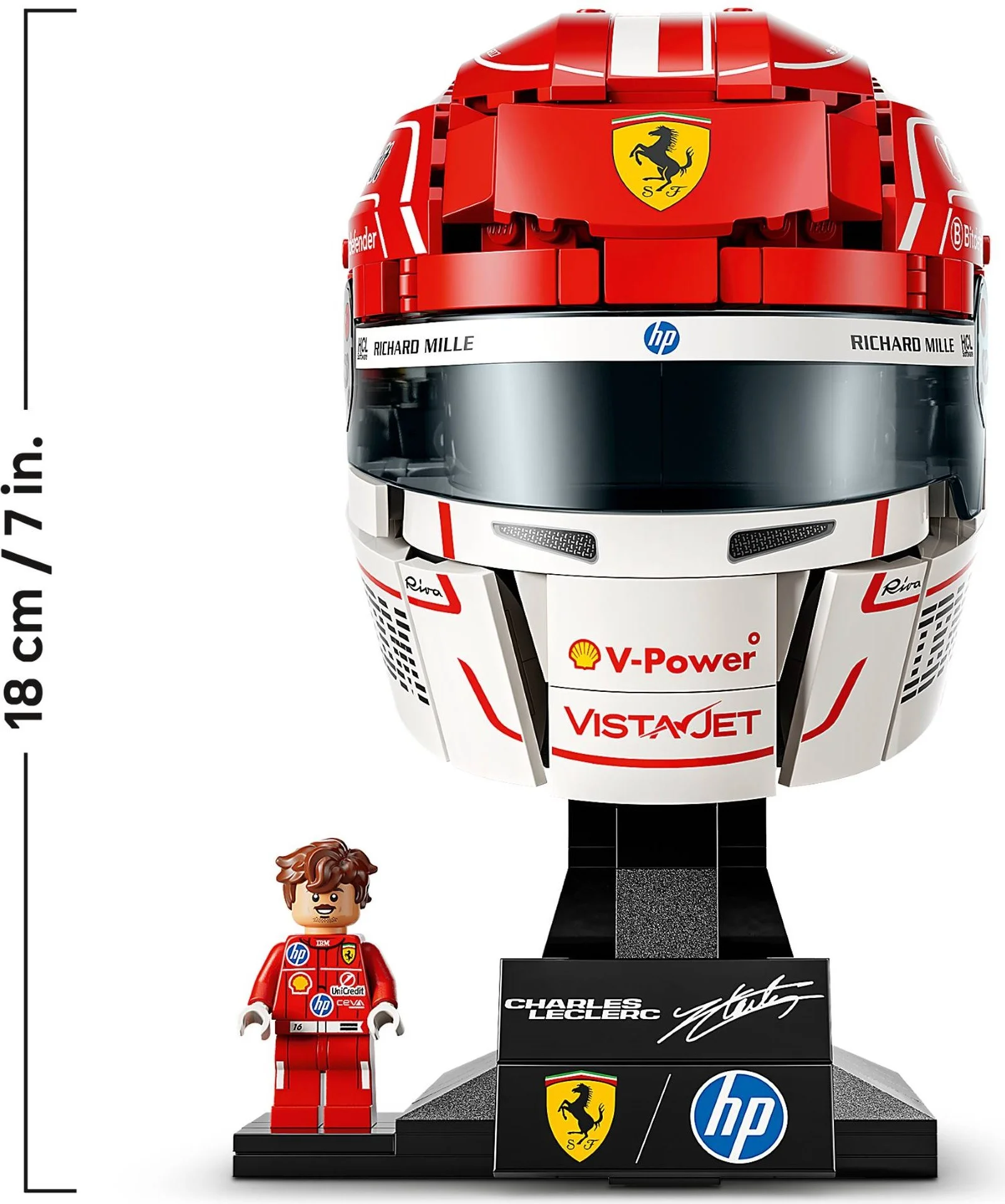 LEGO® 43014 LEGO Editions Formula 1 Vehicles Kask Charles Leclerc Scuderia Ferrari HP - zdjęcie 11