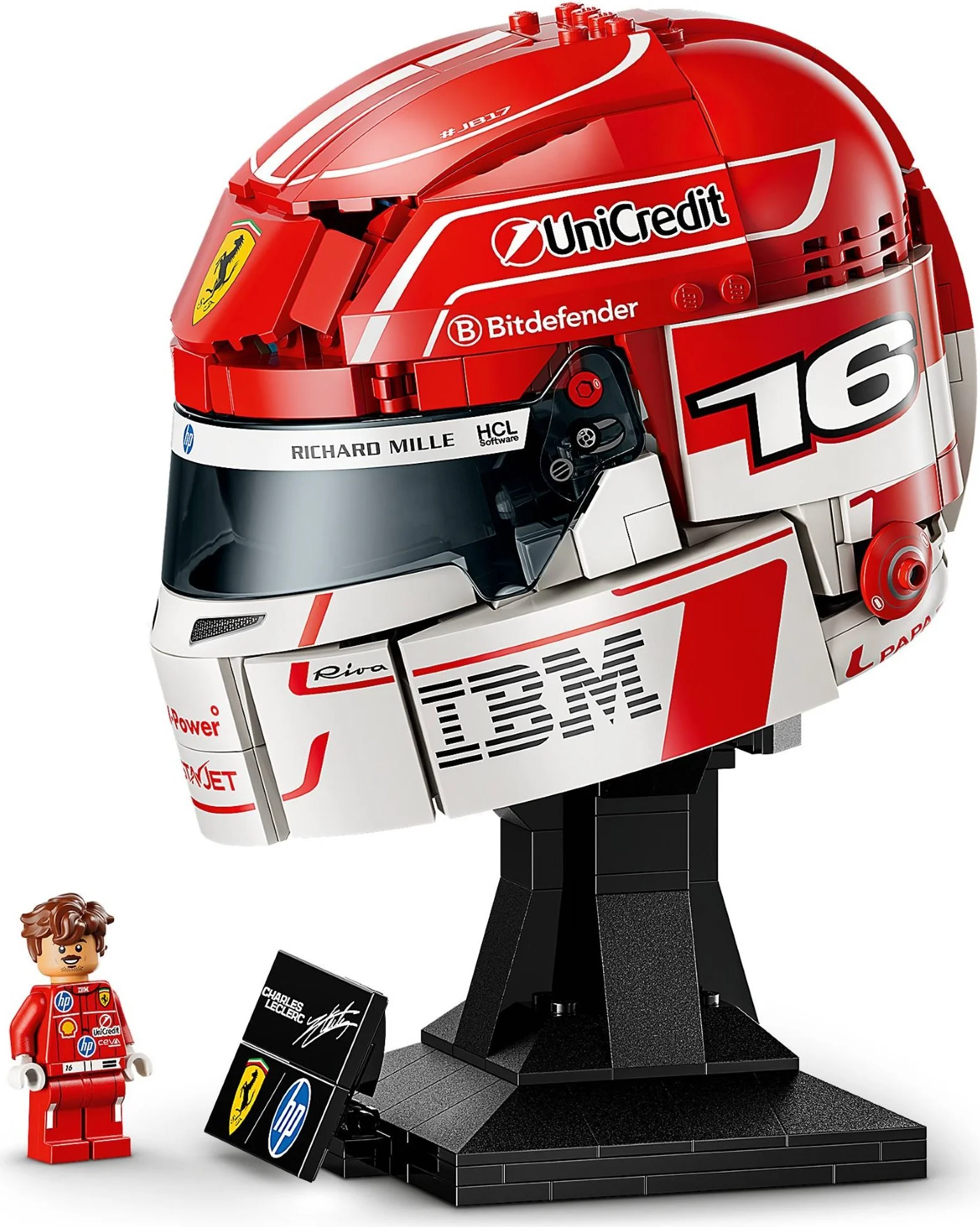 LEGO® 43014 LEGO Editions Formula 1 Vehicles Kask Charles Leclerc Scuderia Ferrari HP - zdjęcie 13