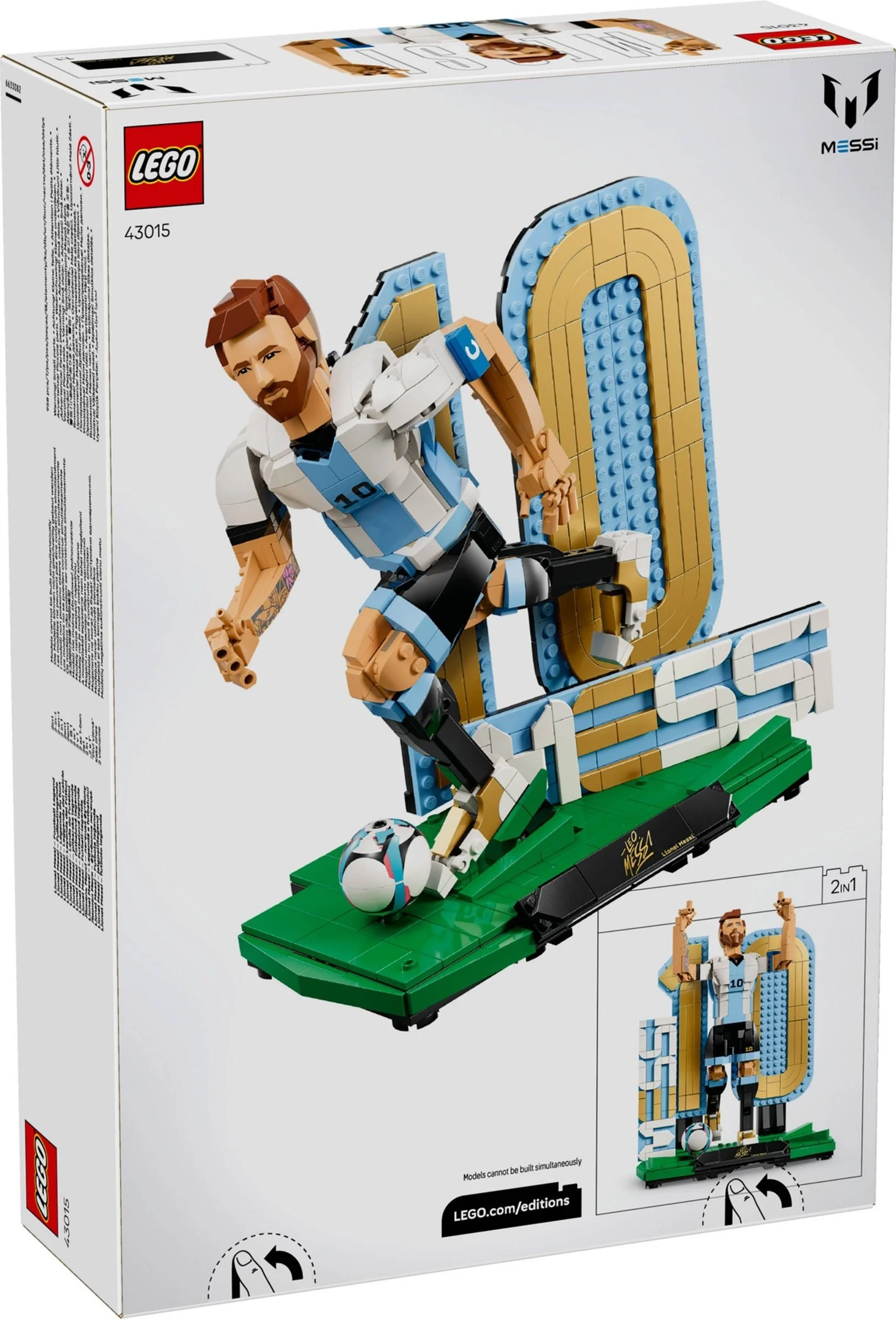 LEGO® 43015 Football Lionel Messi piłkarska legenda - zdjęcie 3