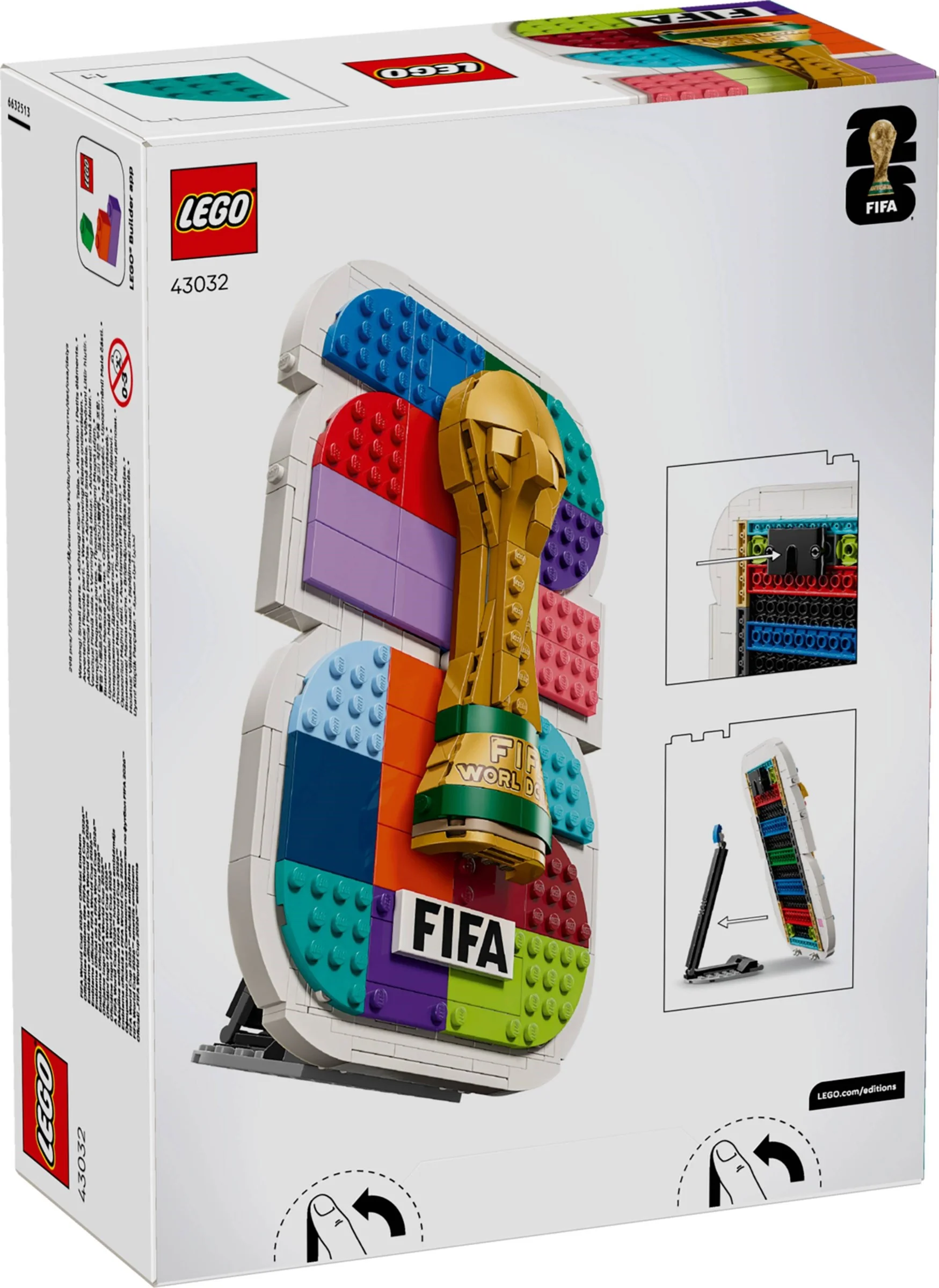 LEGO® 43032 Editions Football Oficjalne logo FIFA World Cup 2026 - zdjęcie 2