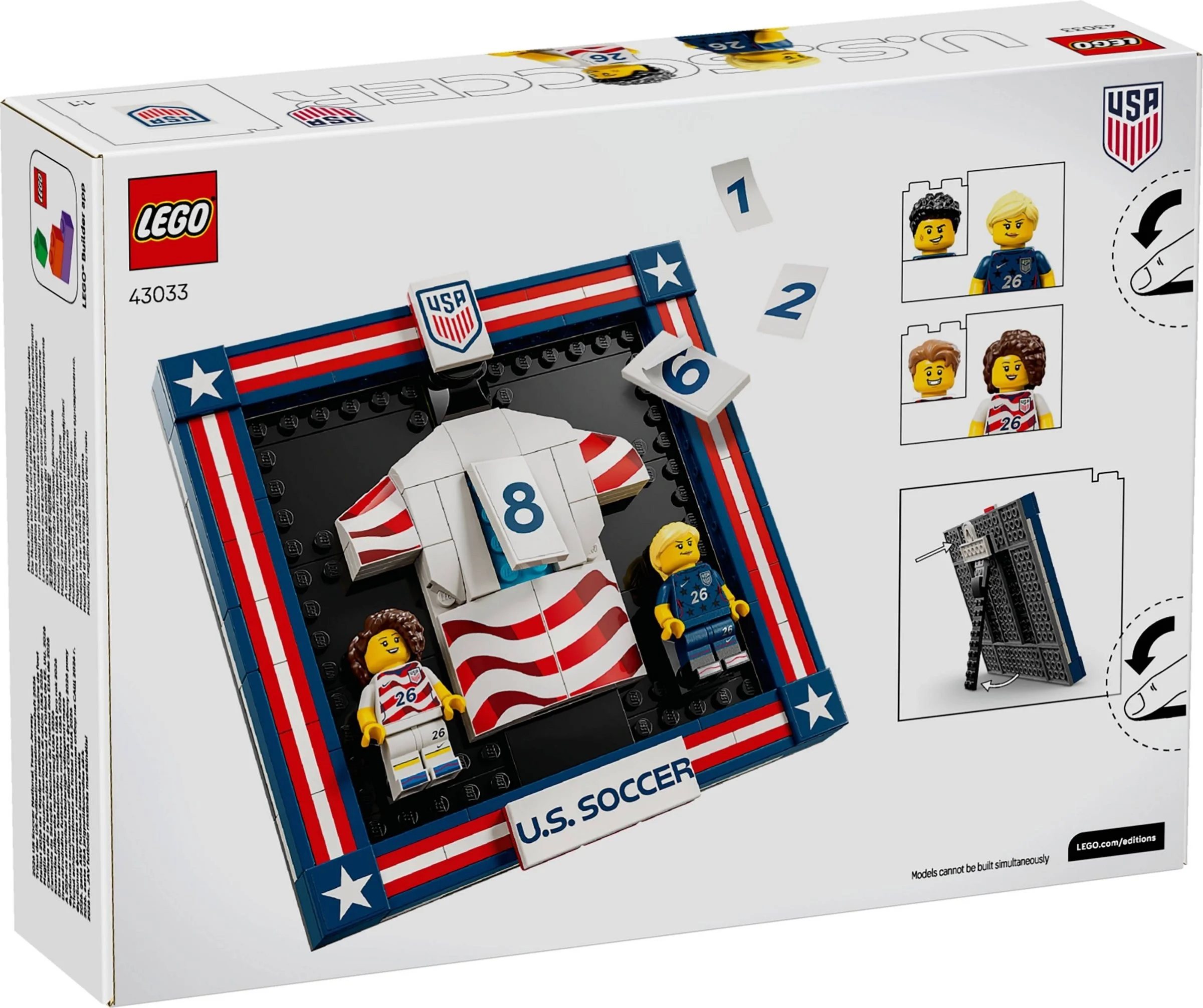 LEGO® 43033 Football Koszulka piłkarska reprezentacji Usa - zdjęcie 2
