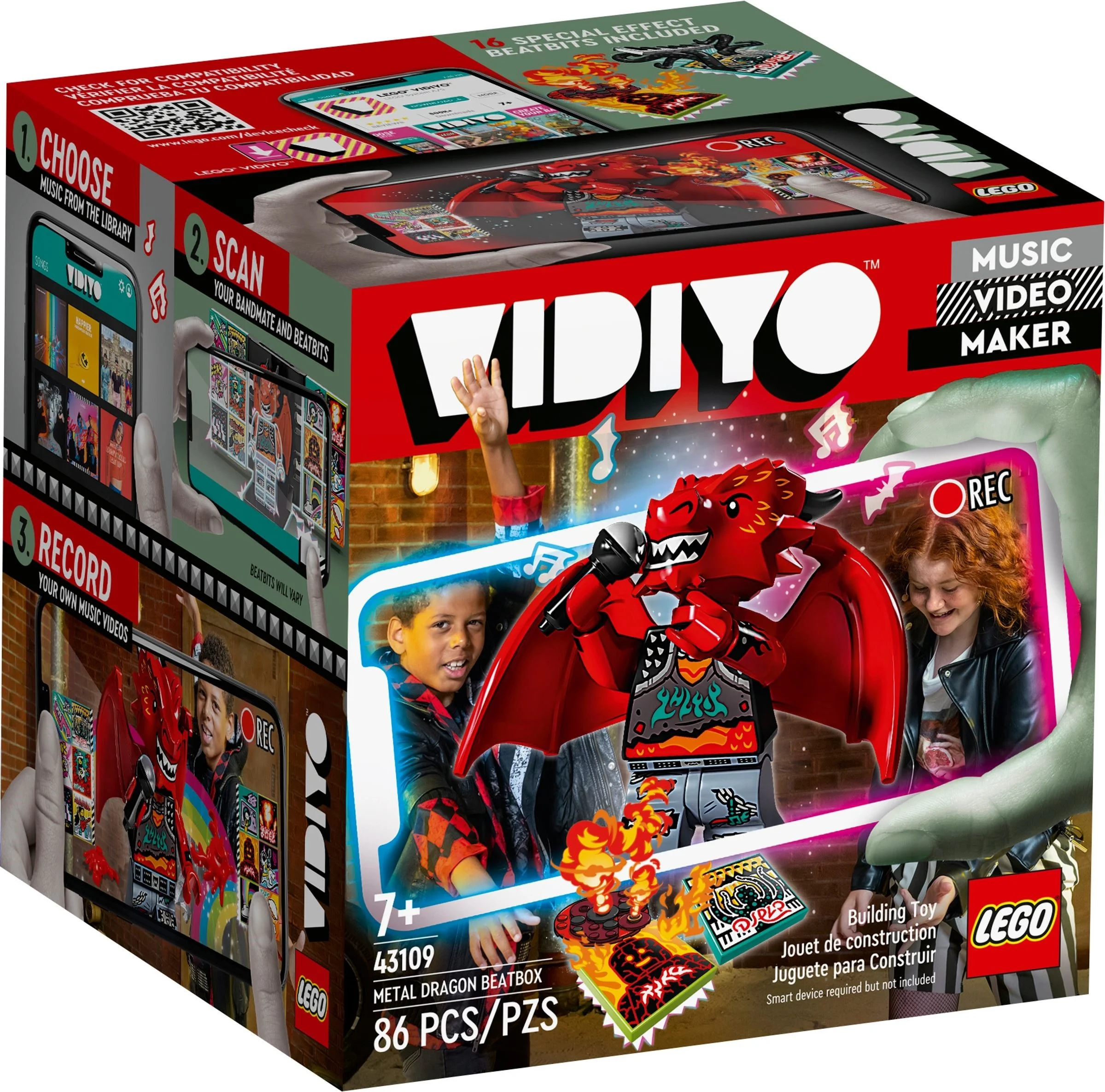 LEGO® 43109 Klocki Lego Vidiyo Metal Dragon Beatbox