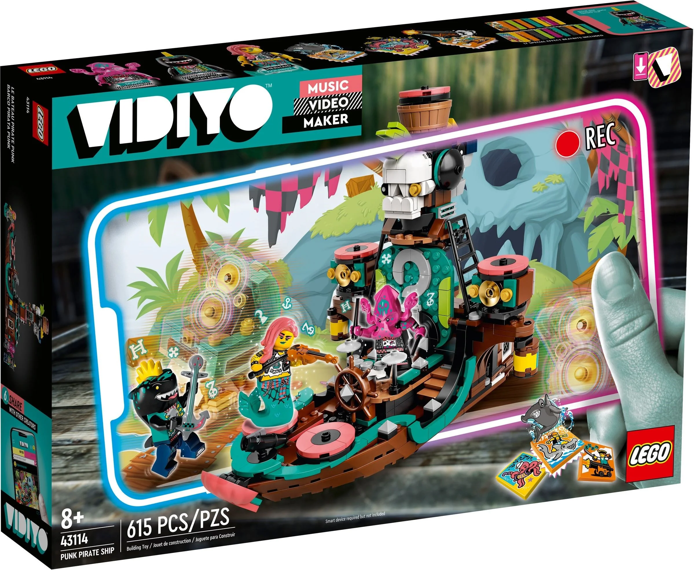 LEGO® 43114 P43114 Punk Pirate Ship Statek