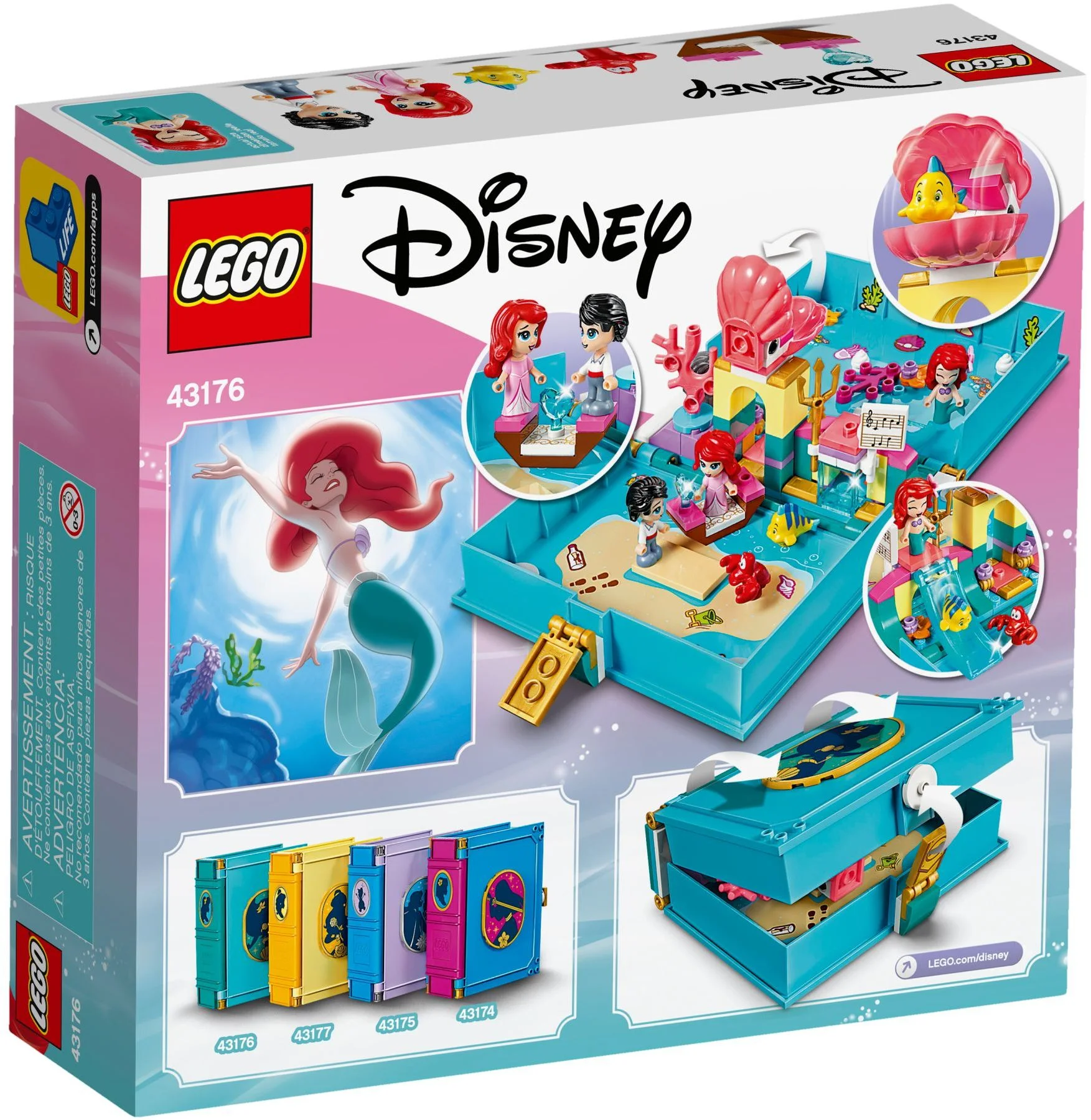 LEGO® 43176 Książka z przygodami Arielki - zdjęcie 5