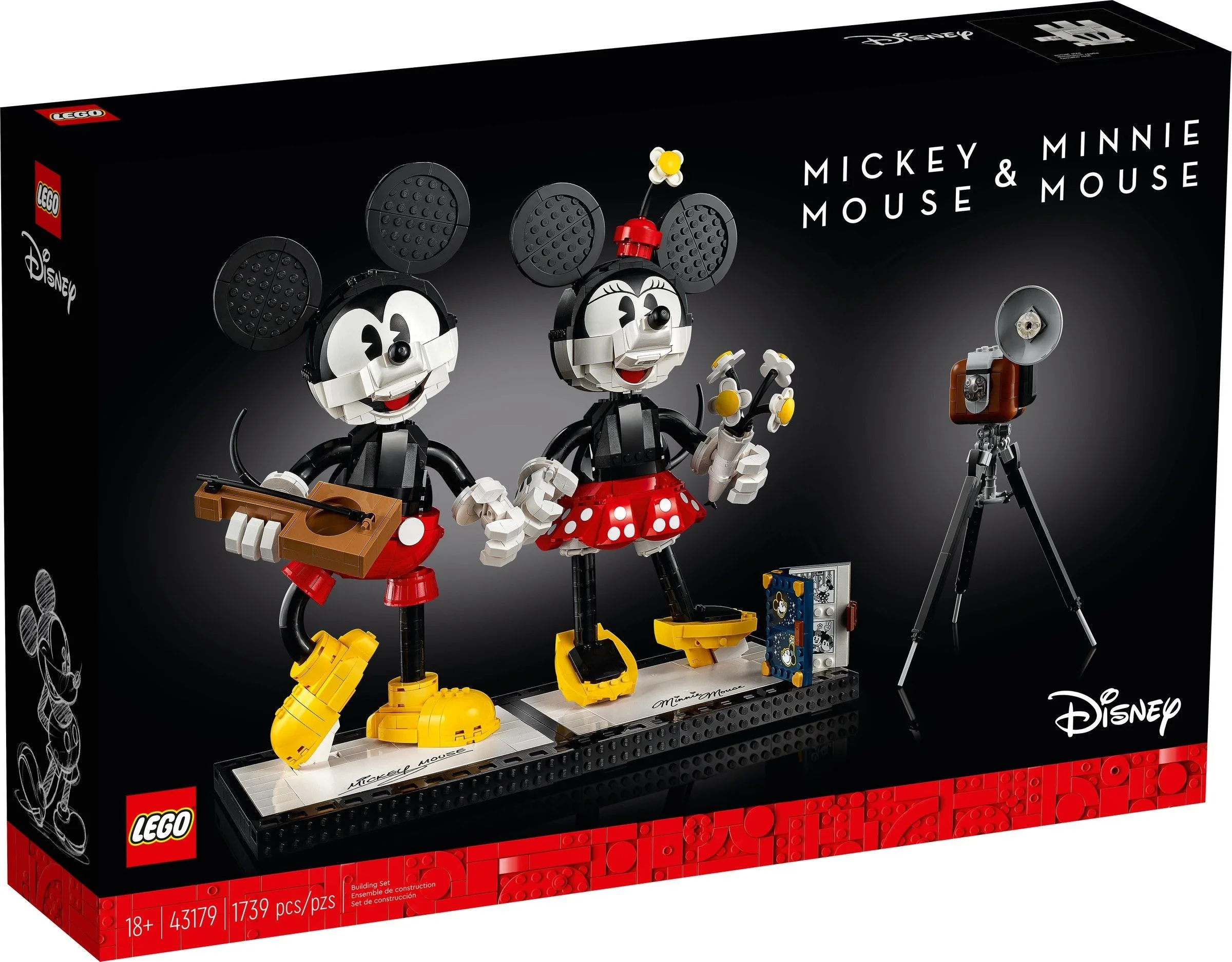 LEGO® 43179 Klocki Lego Disney Zestaw Myszka Mickey i Minnie - zdjęcie 4