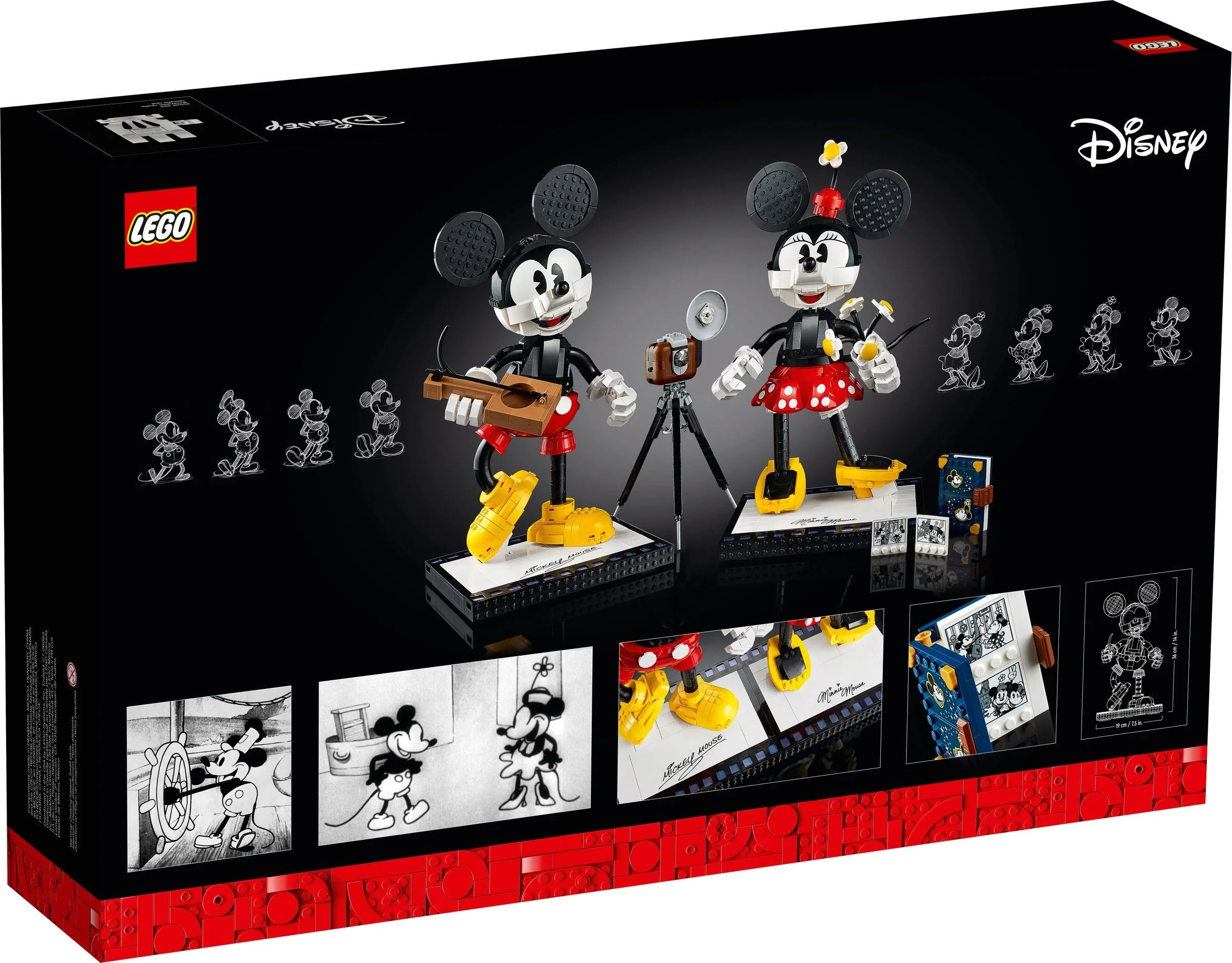 LEGO® 43179 Klocki Lego Disney Zestaw Myszka Mickey i Minnie - zdjęcie 15