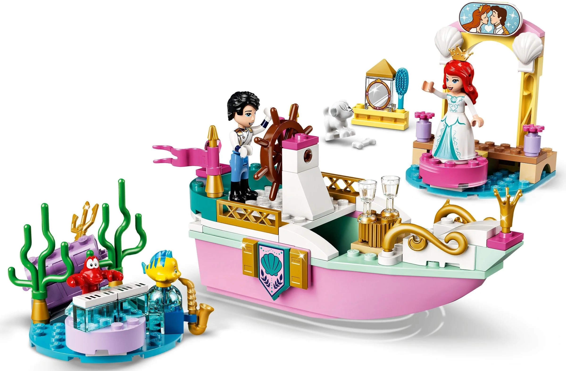 LEGO® 43191 Świąteczna łódź Arielki - zdjęcie 5