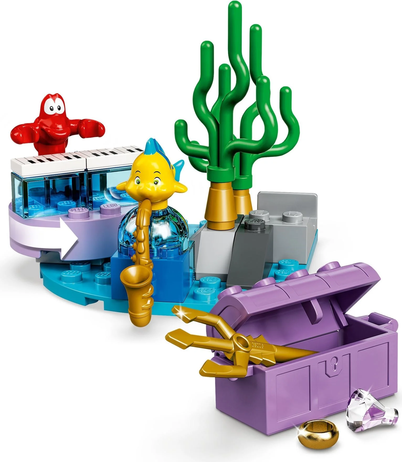 LEGO® 43191 Świąteczna łódź Arielki - zdjęcie 7