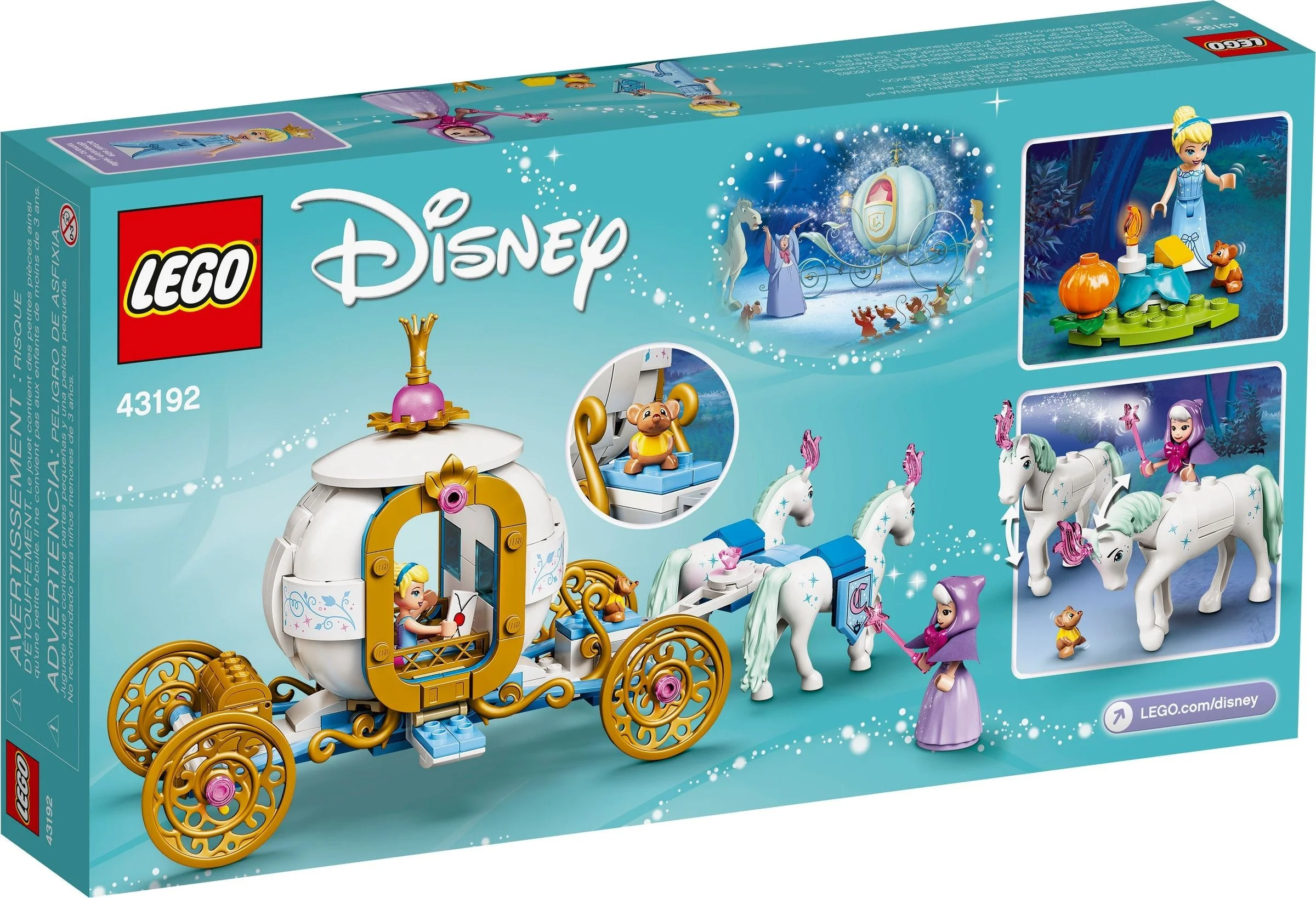 LEGO® 43192 Królewski powóz Kopciuszka - zdjęcie 11