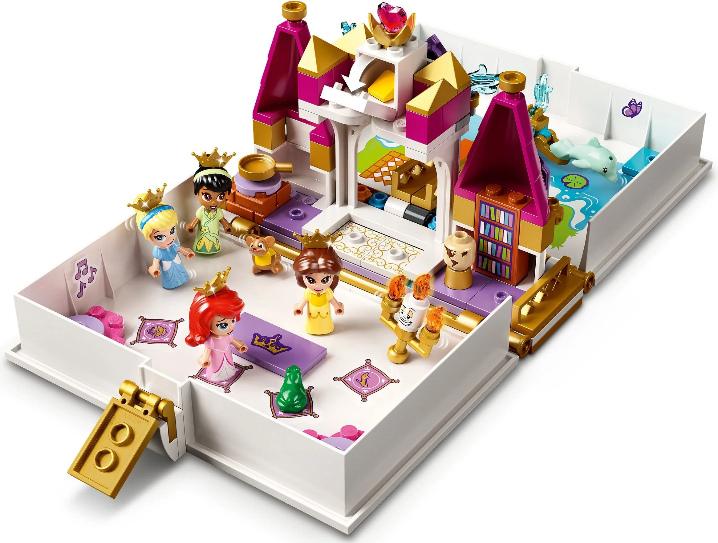 LEGO® 43193 Książka z przygodami Arielki, Belli, Kopciuszka i Tiany - zdjęcie 4