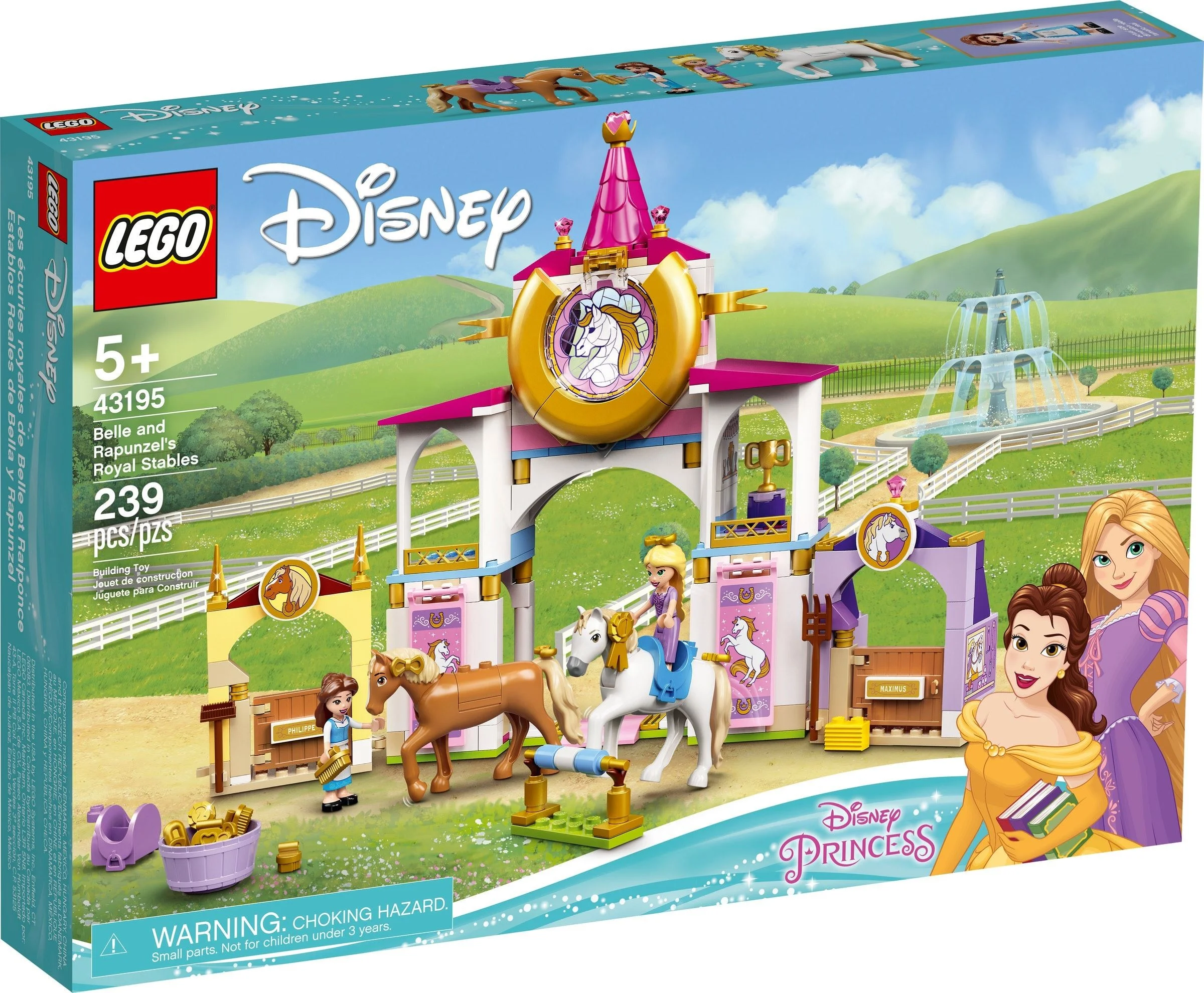 LEGO® 43195 Królewskie stajnie Belli i Roszpunki - zdjęcie 2