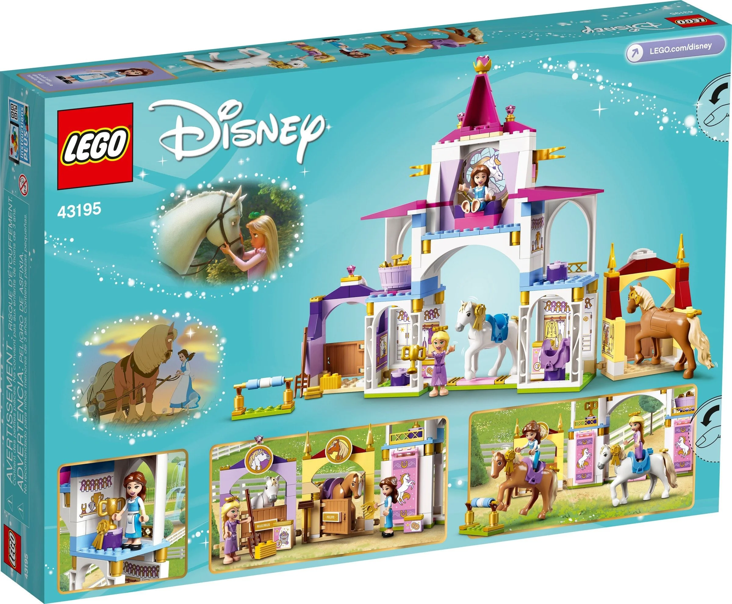 LEGO® 43195 Królewskie stajnie Belli i Roszpunki - zdjęcie 3