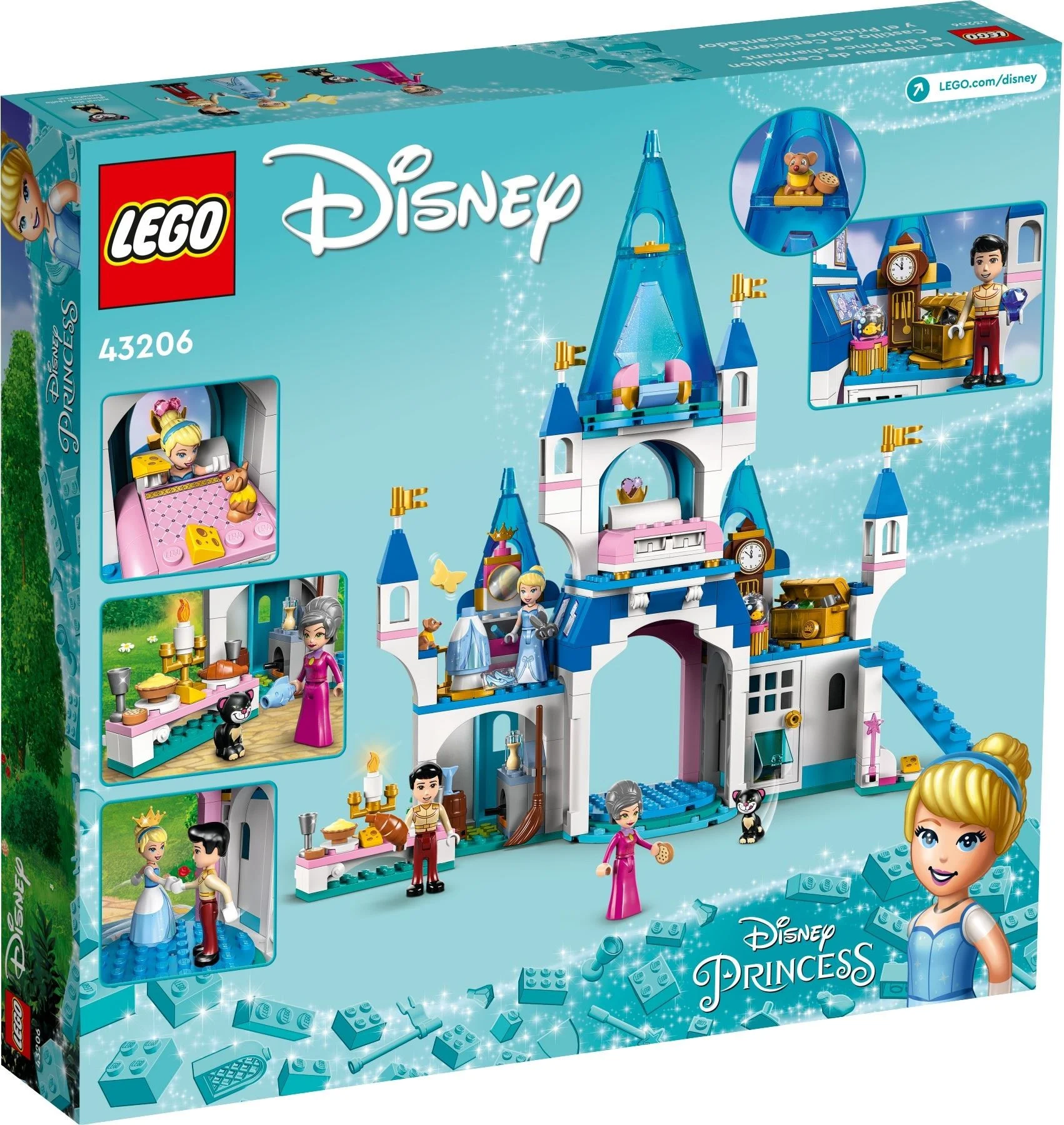 LEGO® 43206 Zamek Kopciuszka i księcia z bajki - zdjęcie 8