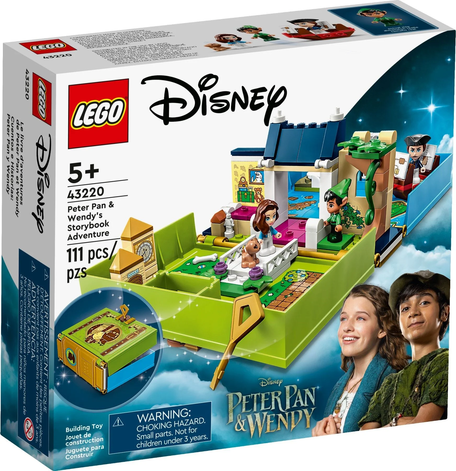 Disney Książka z przygodami Piotrusia Pana i Wendy 43220
