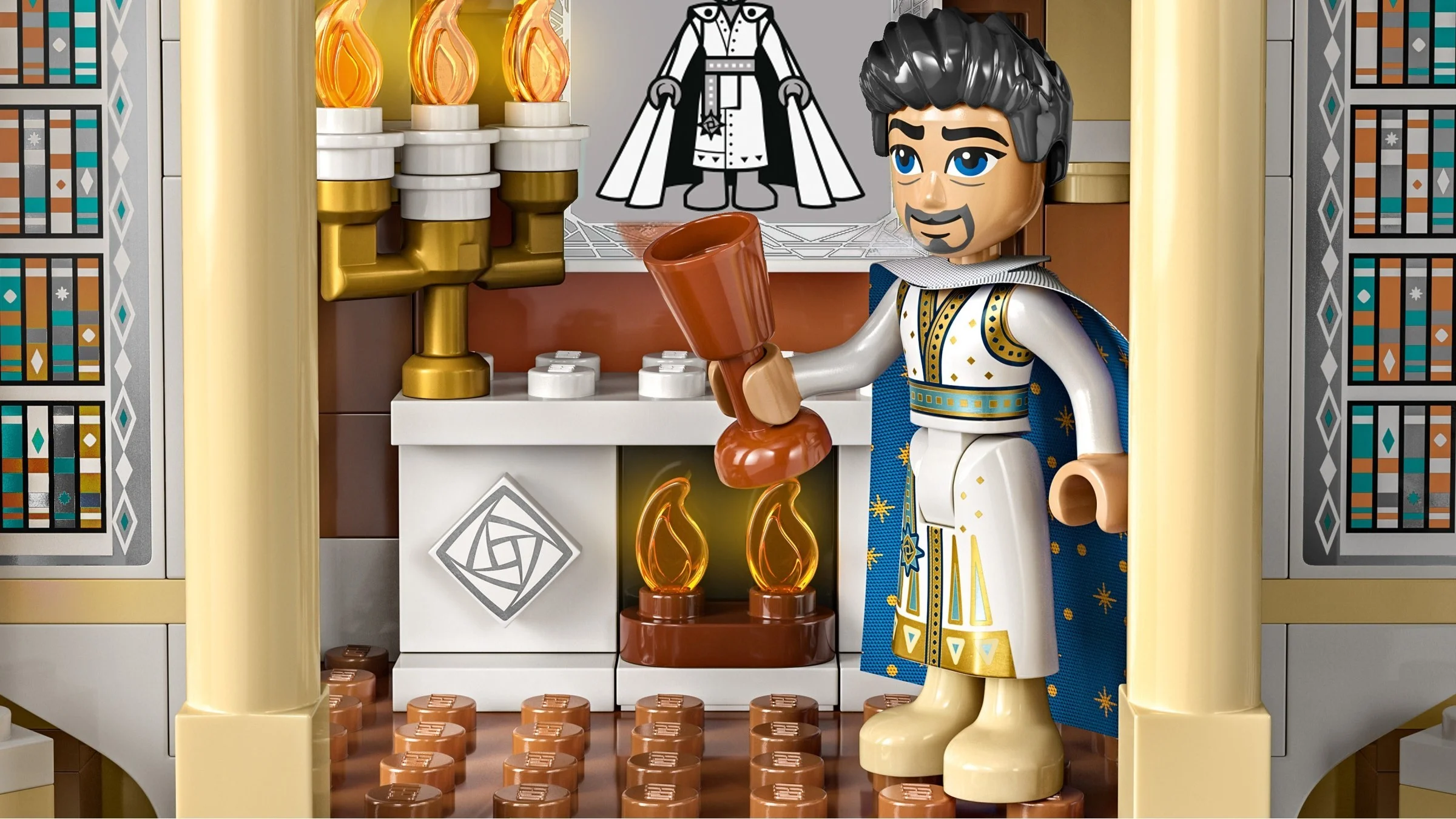 LEGO® 43224 Klocki Lego Disney Zamek Króla Magnifico Zestaw Dla Dziecka - zdjęcie 7