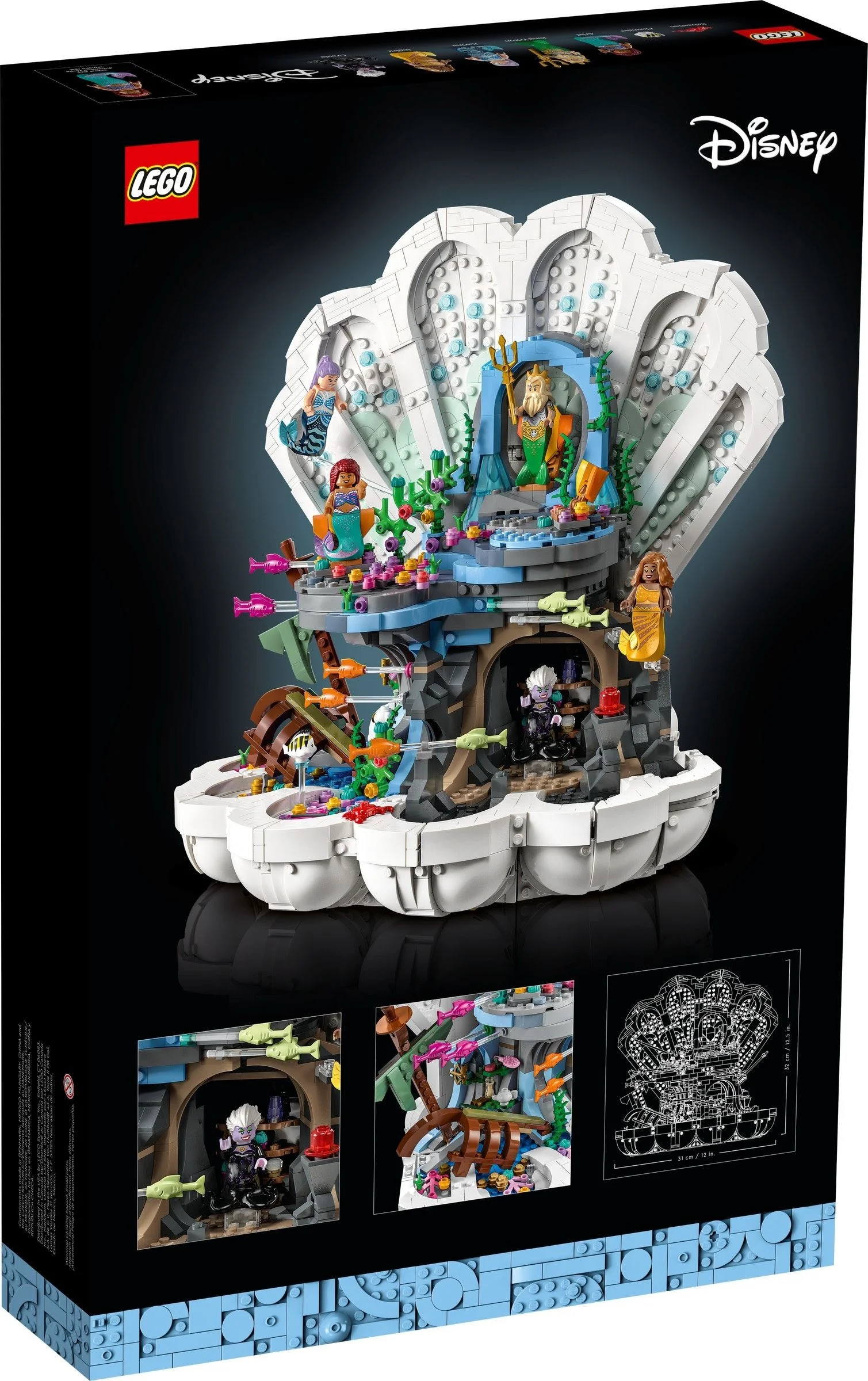 LEGO® 43225 Królewska muszla Małej Syrenki Zestaw 1808 El - zdjęcie 5