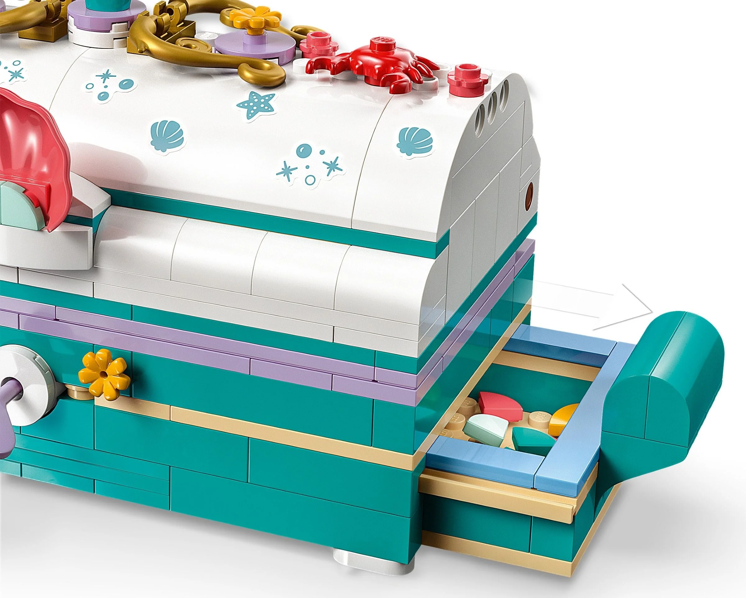 LEGO® 43229 Skrzynia ze skarbami Arielki - zdjęcie 4