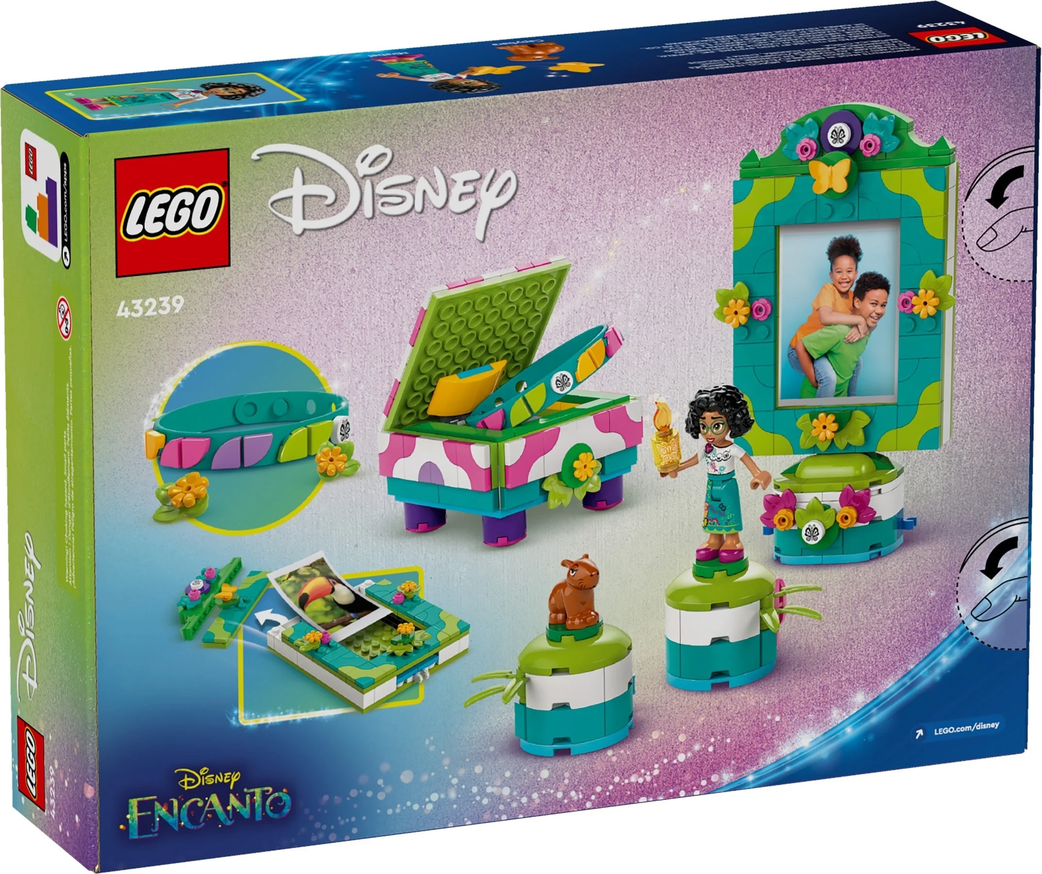 LEGO® 43239 Disney Ramka na zdjęcia i pudełko na biżuterię Mirabel - zdjęcie 3