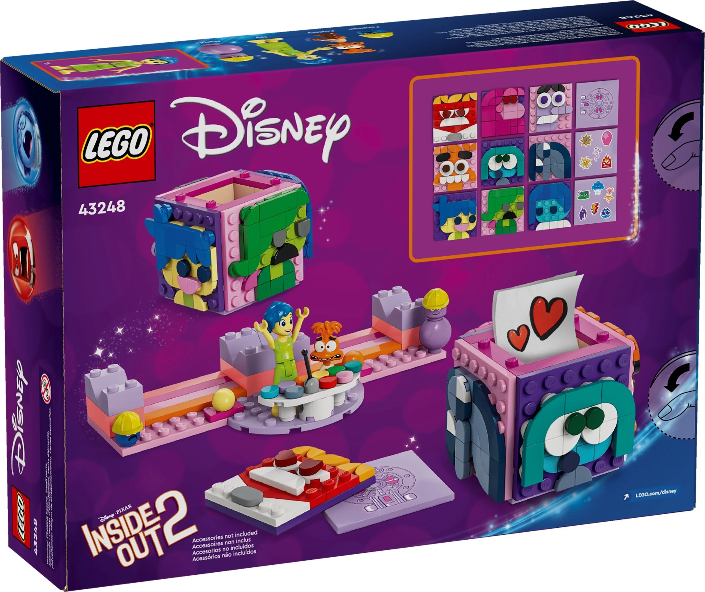 LEGO® 43248 W głowie się nie mieści 2 - kostki z emocjami - zdjęcie 3