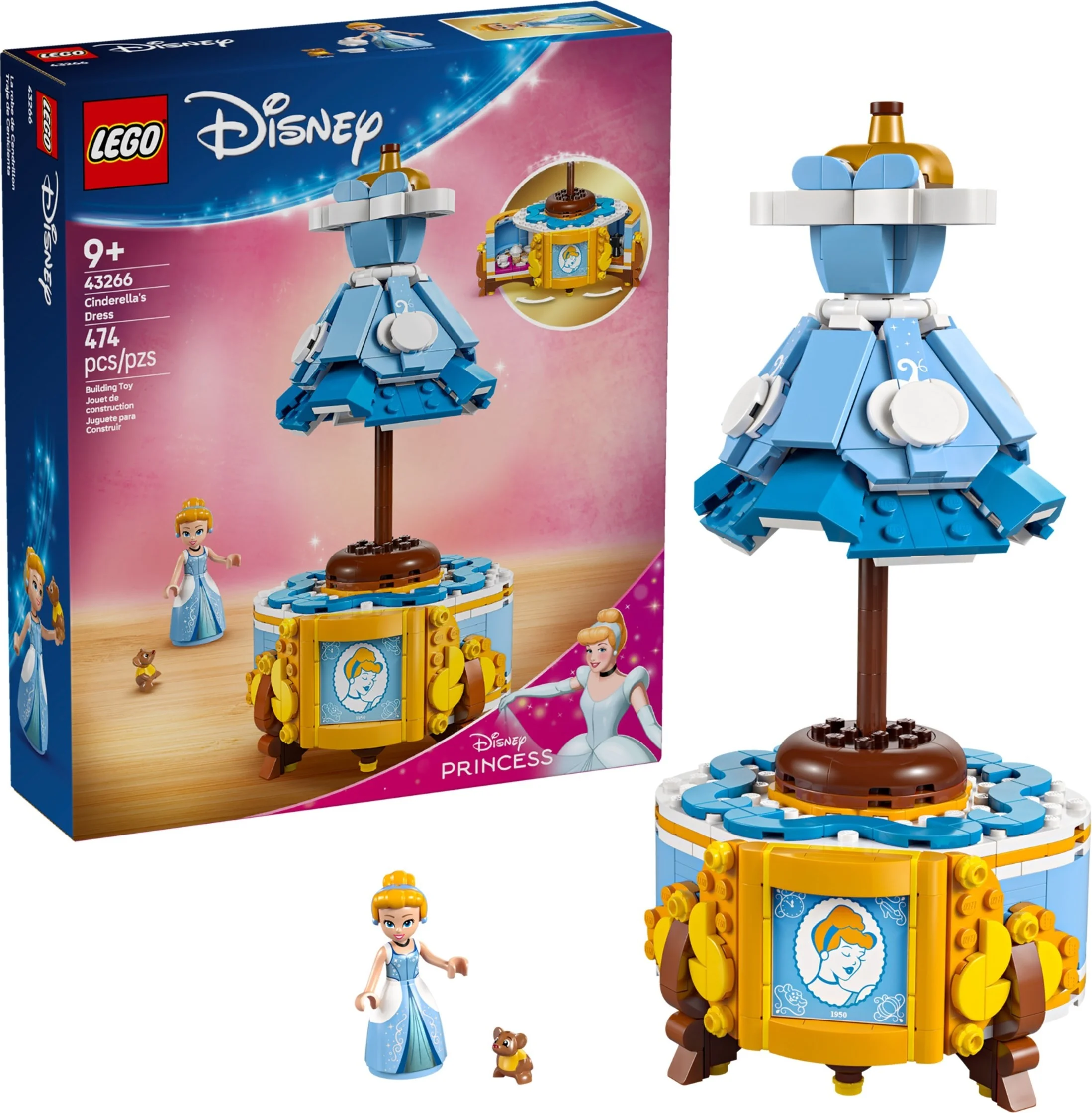 LEGO® 43266 Suknia Kopciuszka - zdjęcie 3