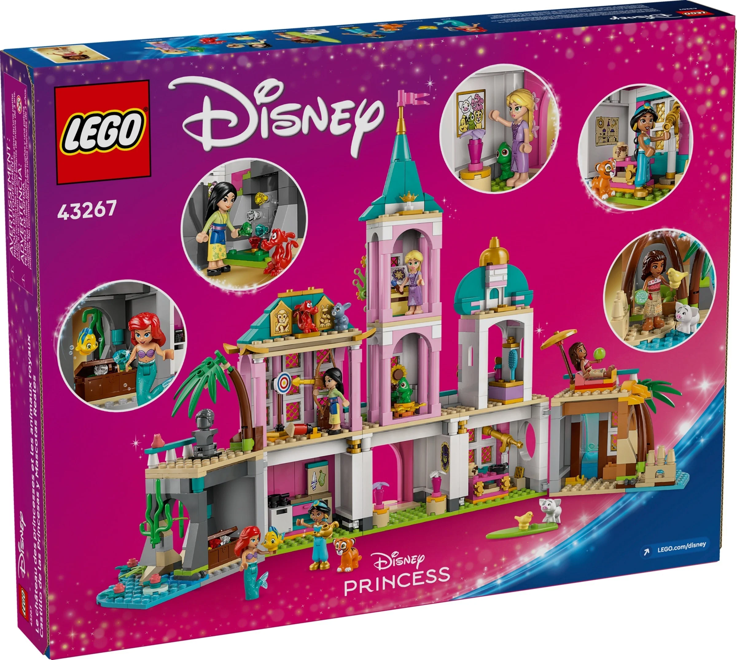 LEGO® 43267 Zamek księżniczek i królewskie zwierzaki - zdjęcie 4