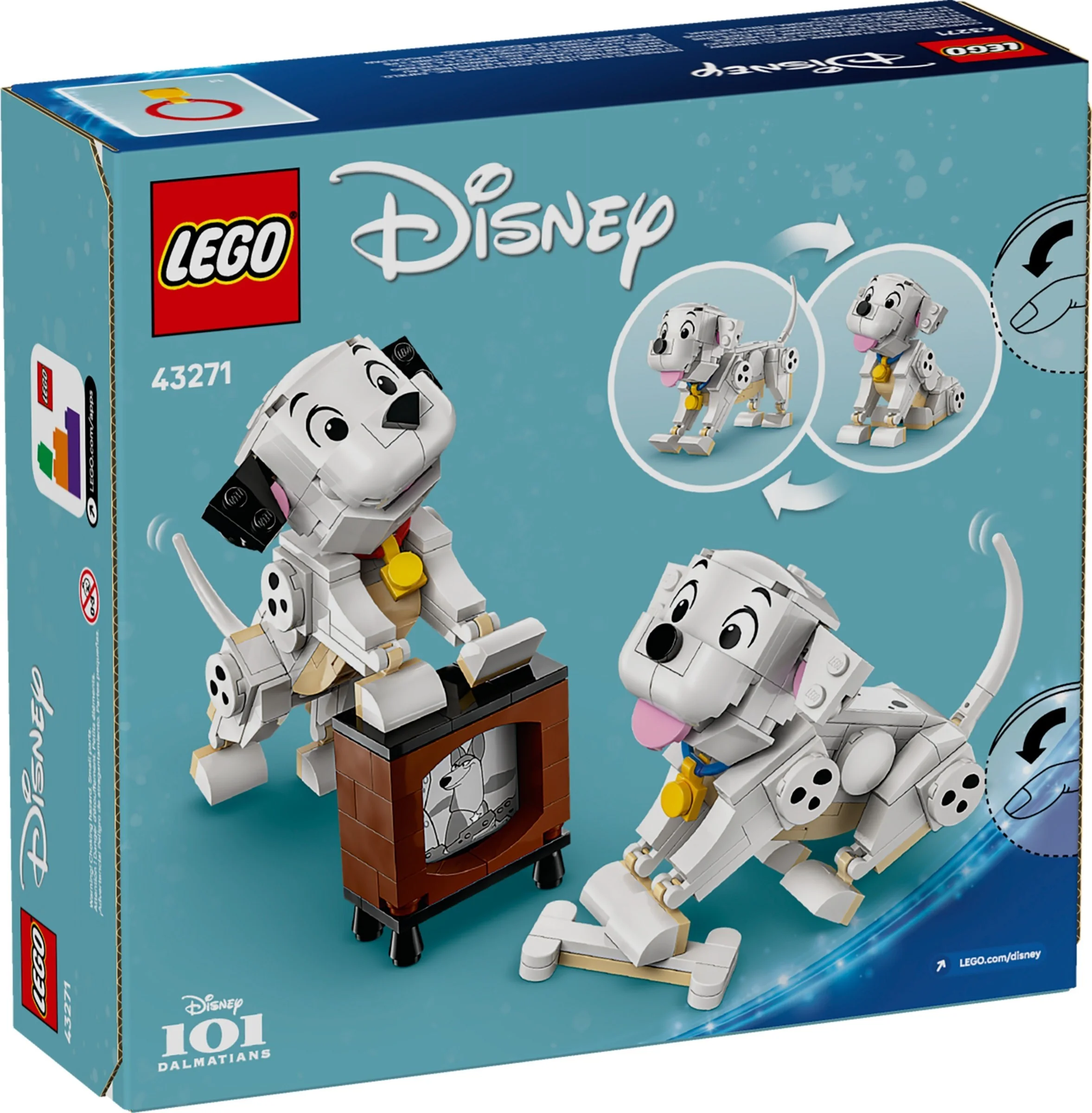 LEGO® 43271 101 dalmatyńczyków - Szczeniaczki Szczęściarz i Penny - zdjęcie 2