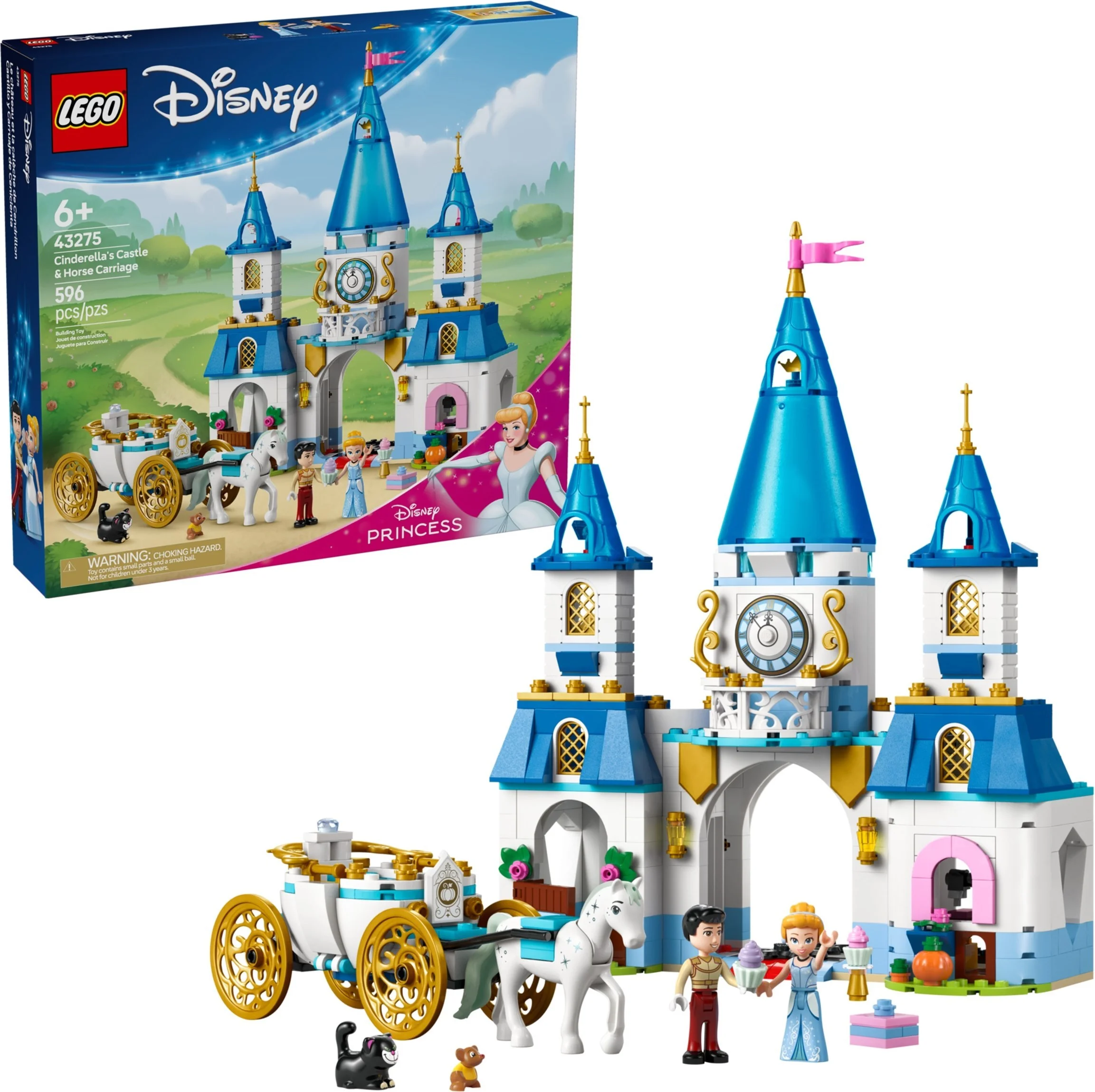 LEGO® 43275 Zamek Kopciuszka i kareta - zdjęcie 5