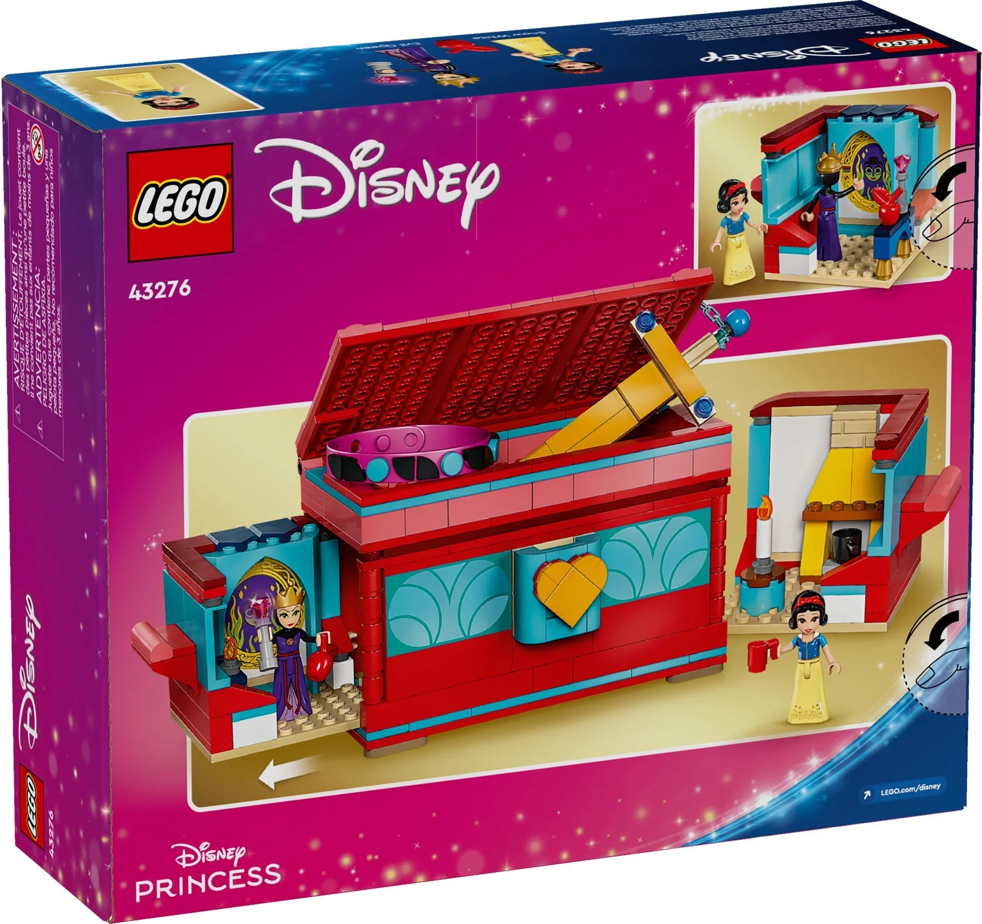 LEGO® 43276 Szkatułka na biżuterię z Królewną Śnieżką - zdjęcie 6