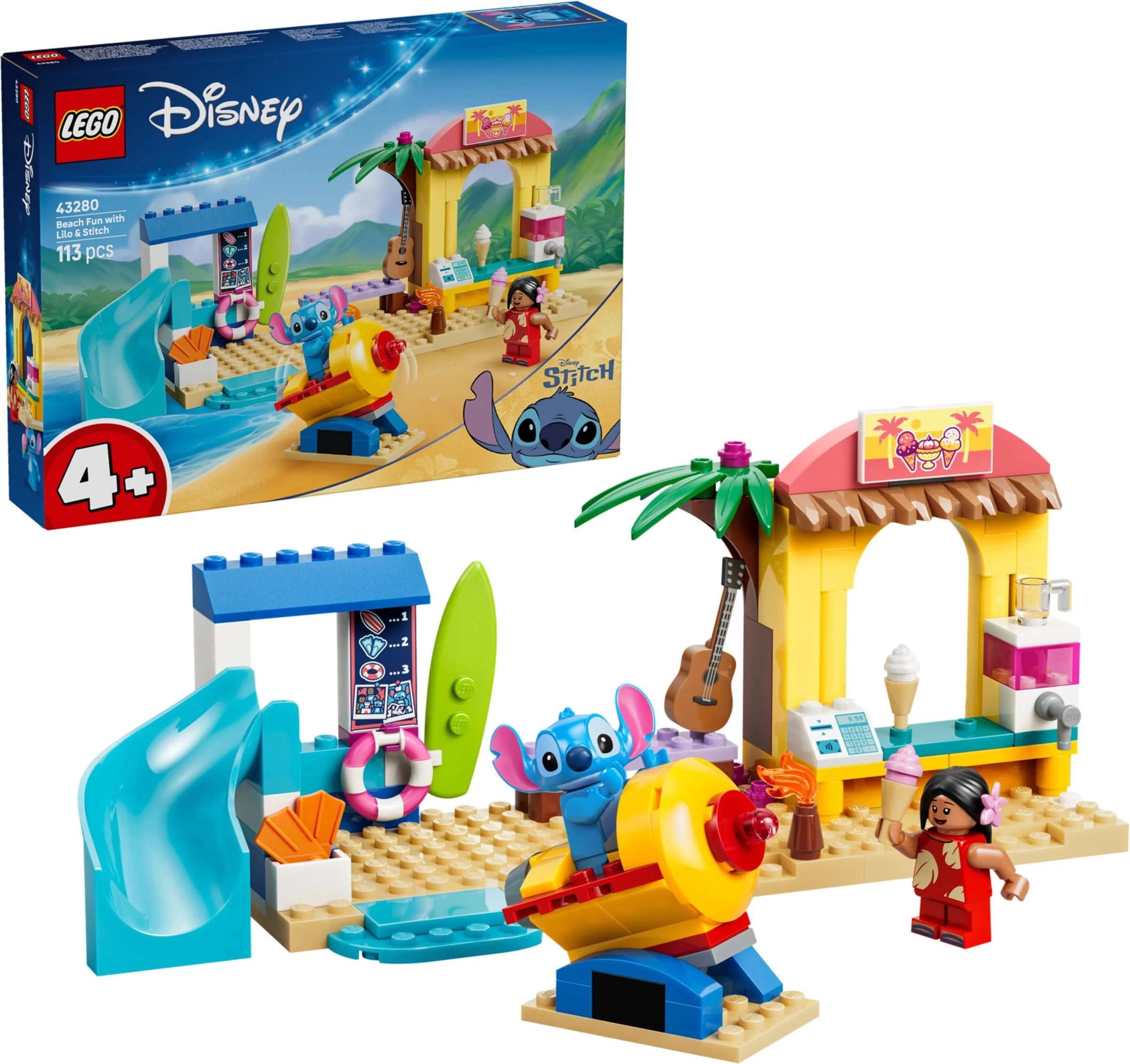 LEGO® 43280 Zabawa na plaży z Lilo i Stitchem - zdjęcie 4
