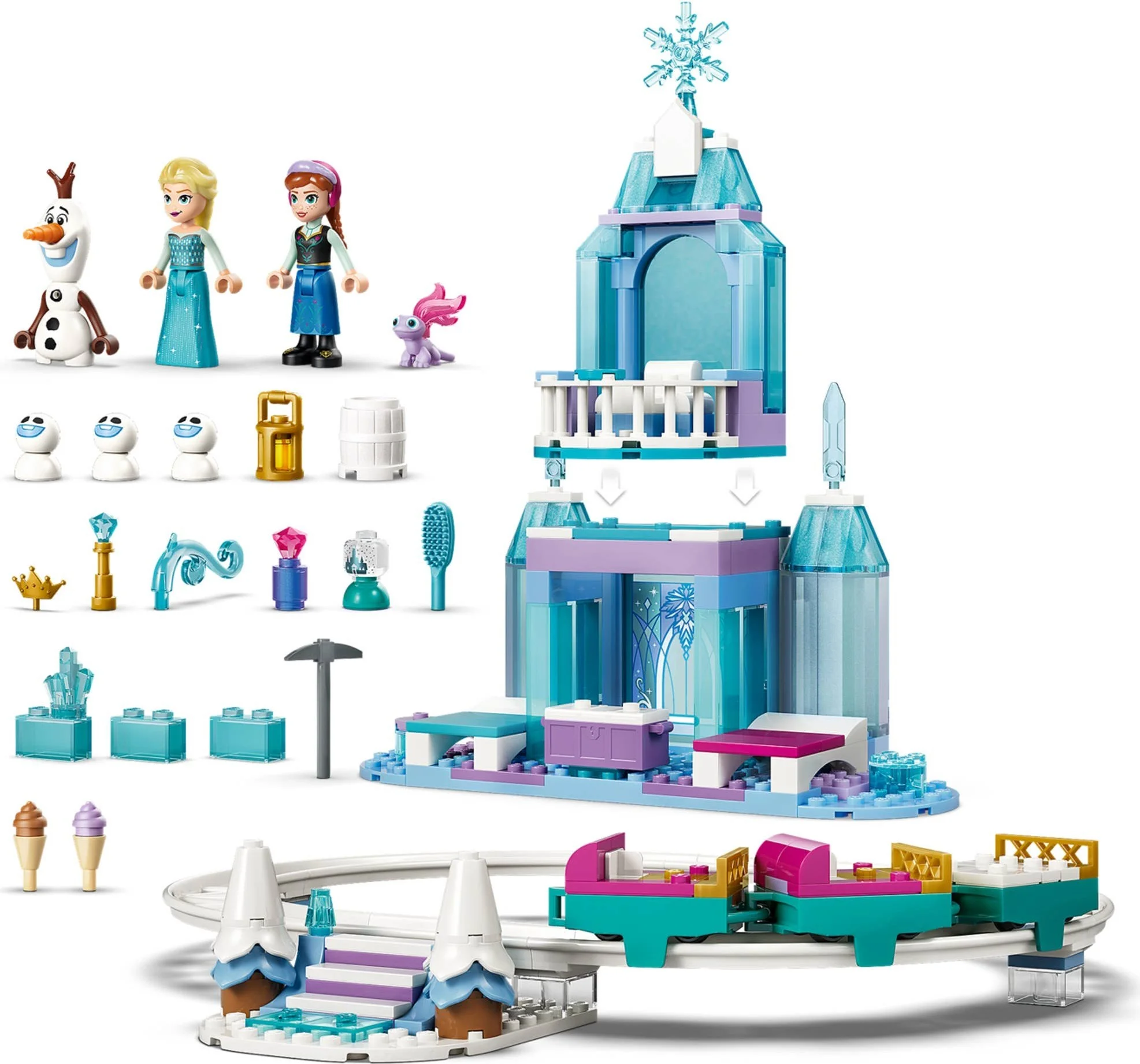 LEGO® 43281 Lodowy zamek Elzy i śnieżna przejażdżka - zdjęcie 16