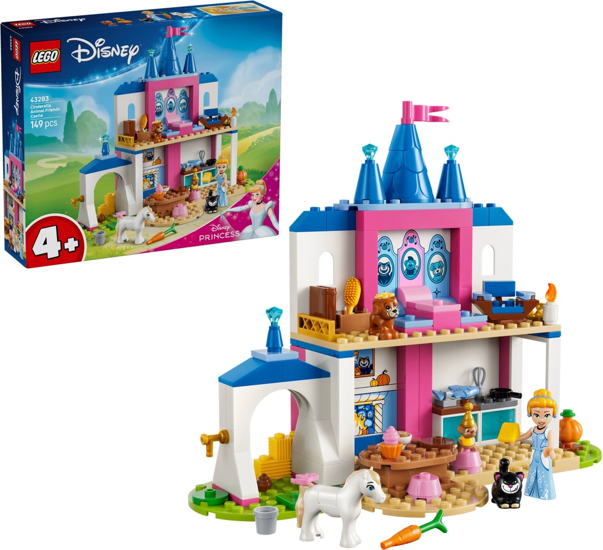 LEGO® 43283 Zamek Kopciuszka i jej zwierzęcych przyjaciół - zdjęcie 5