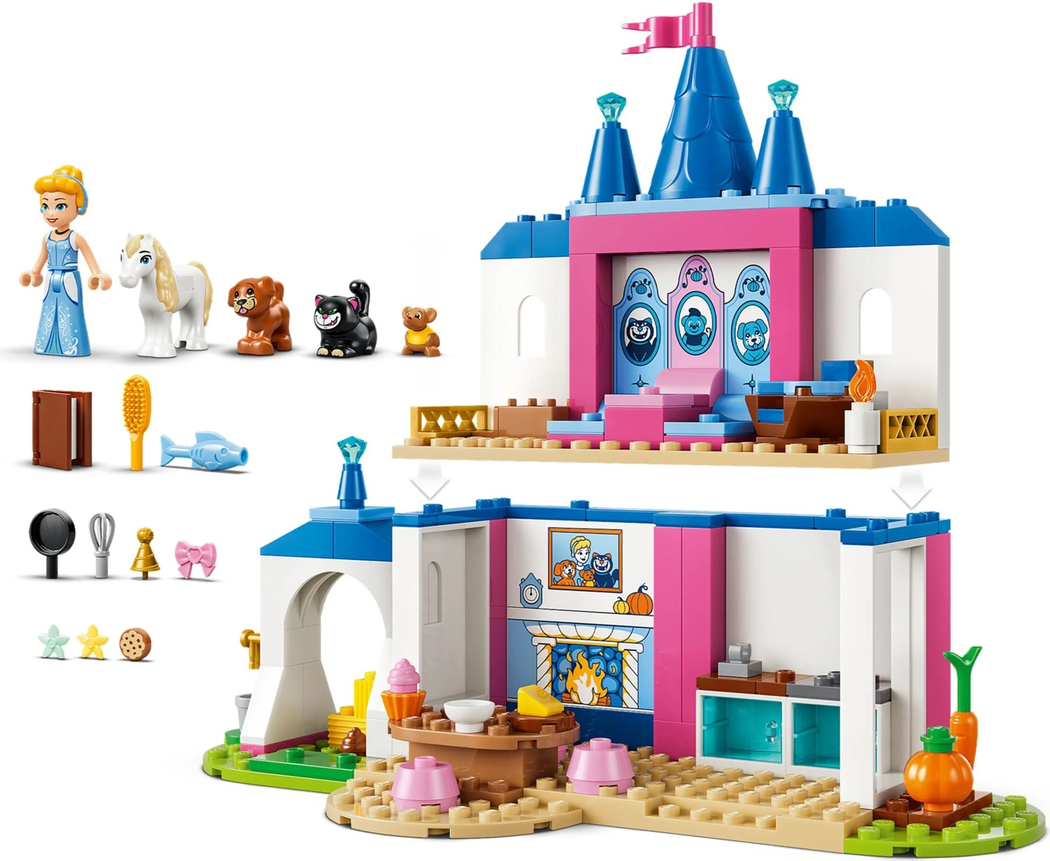 LEGO® 43283 Zamek Kopciuszka i jej zwierzęcych przyjaciół - zdjęcie 20