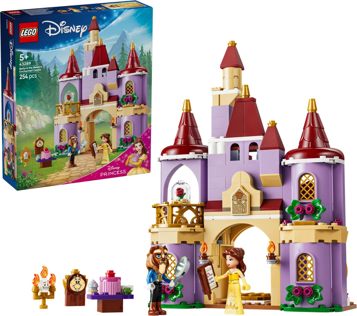 LEGO® 43289 Zaczarowany zamek Pięknej i Bestii - zdjęcie 5