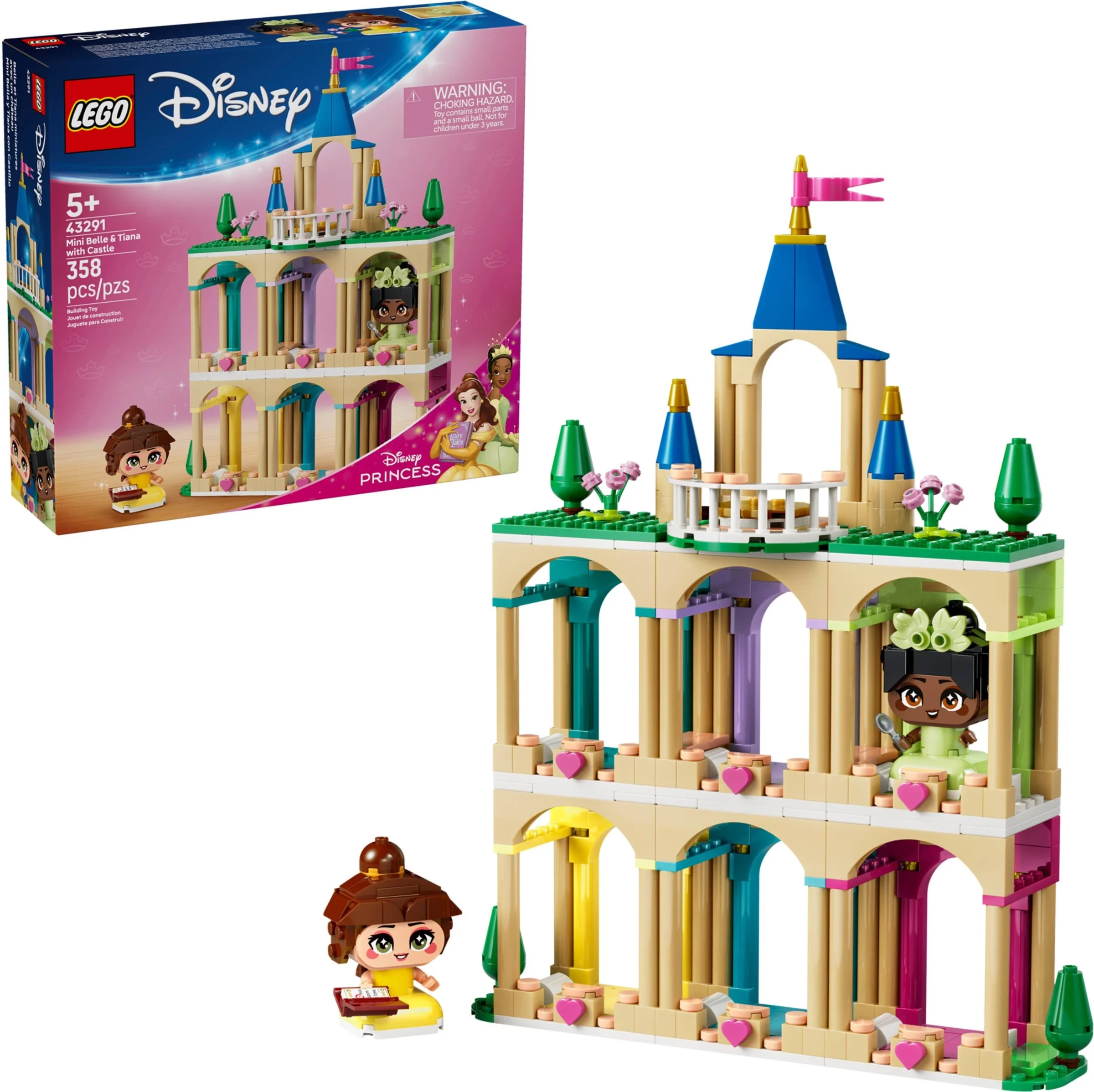 LEGO® 43291 Mała Bella i Tiana z zamkiem - zdjęcie 5
