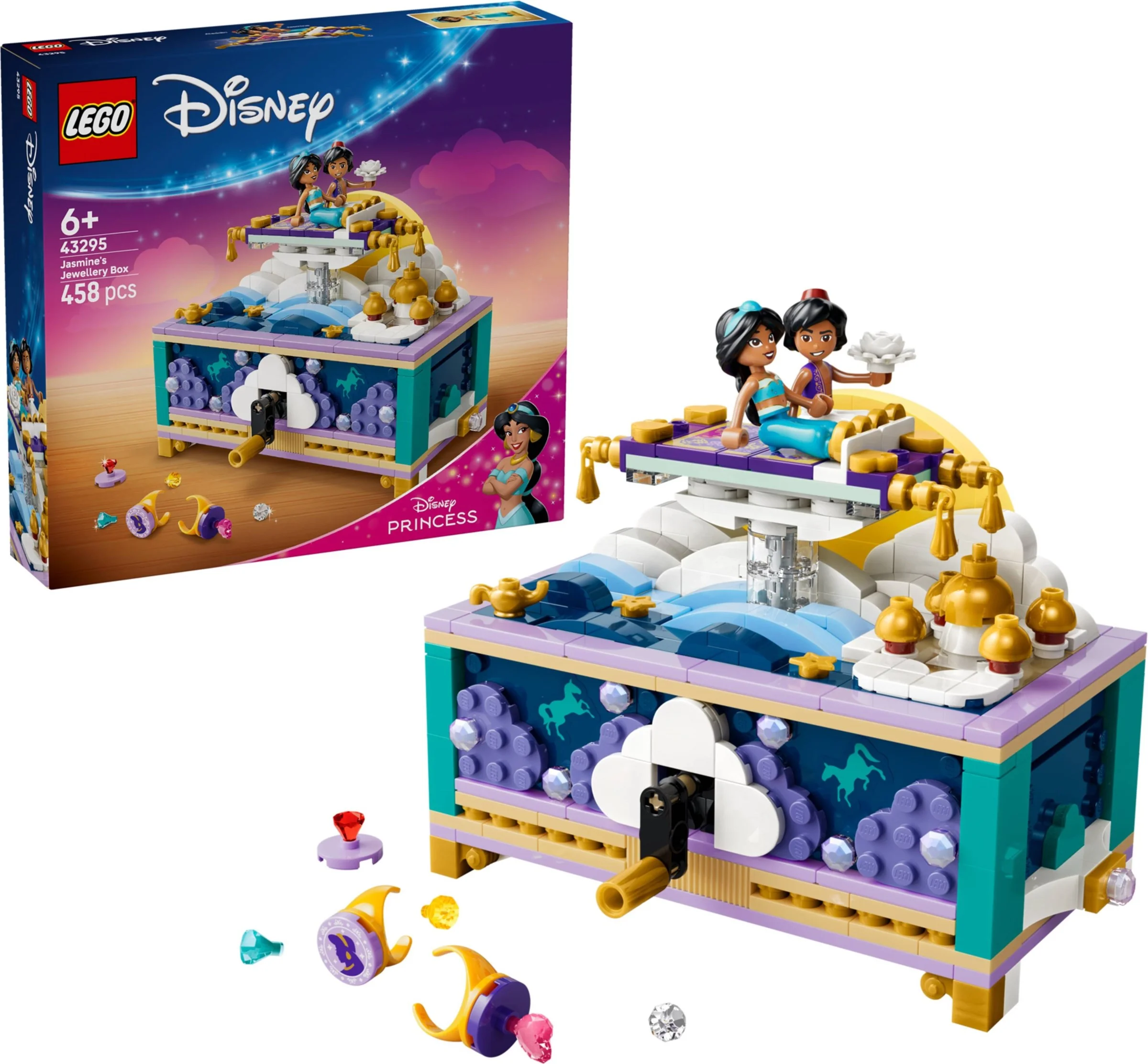 LEGO® 43295 Szkatułka na biżuterię Dżasminy - zdjęcie 6