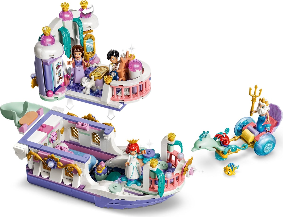LEGO® 43299 Królewska łódź weselna Arielki - zdjęcie 23