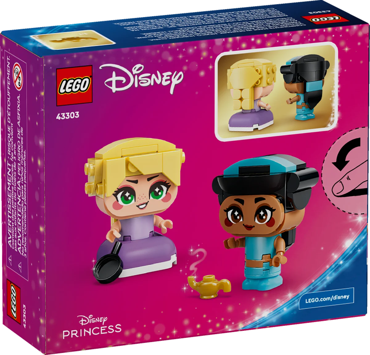 LEGO® 43303 Mała Dżasmina i Roszpunka - zdjęcie 9
