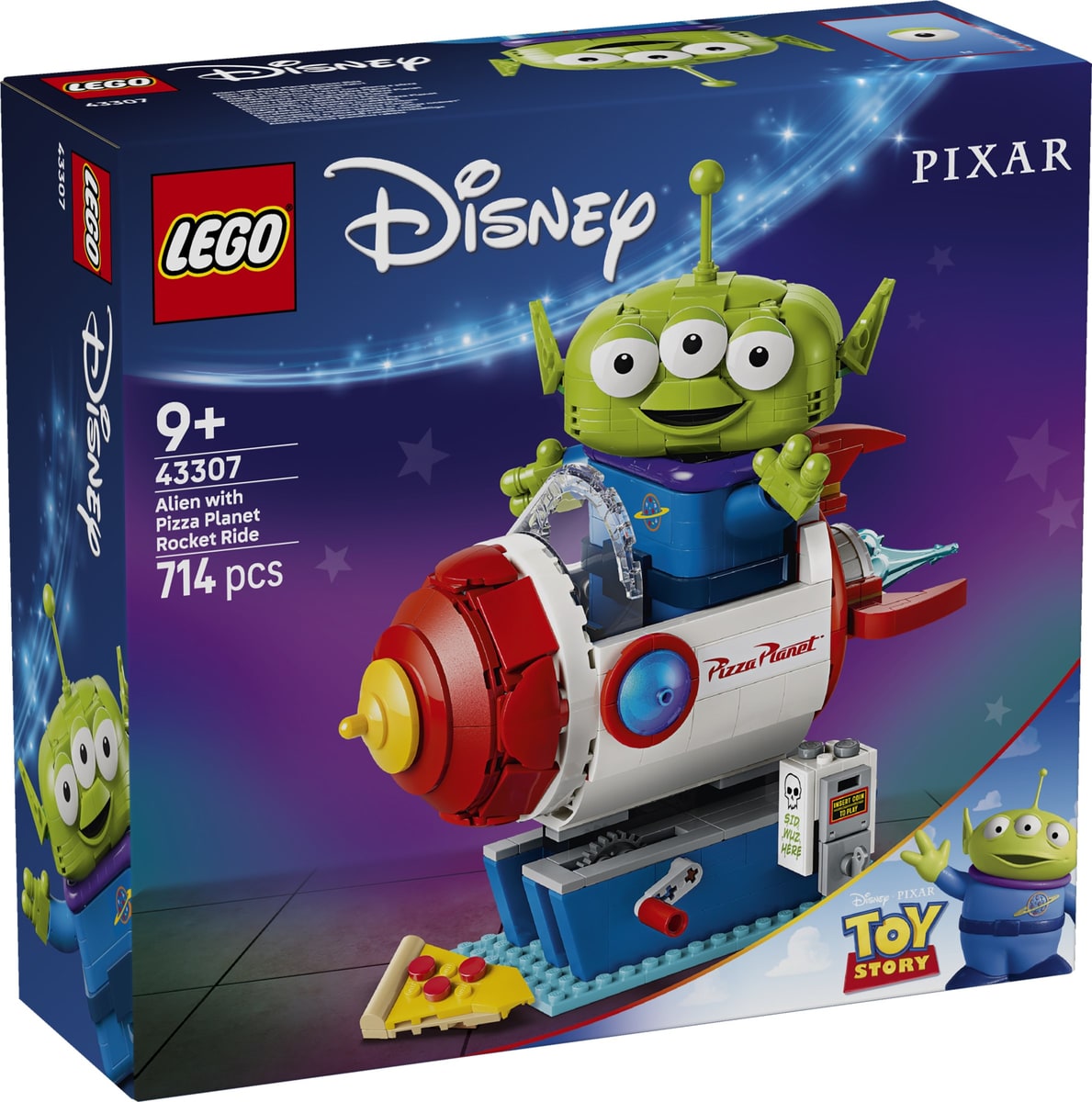 LEGO® 43307 Kosmita z bujaną rakietą Pizza Planet - zdjęcie 3