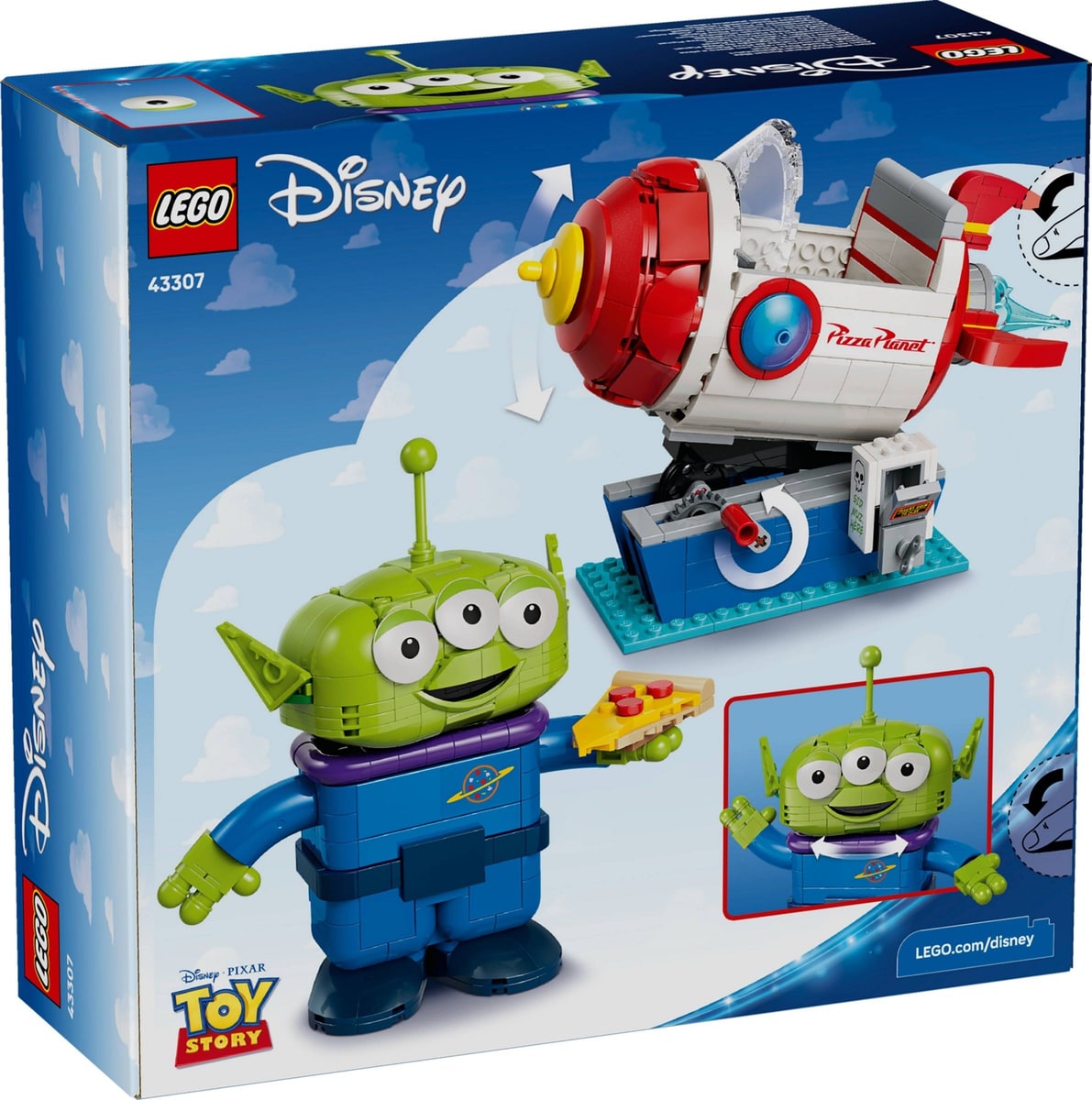 LEGO® 43307 Kosmita z bujaną rakietą Pizza Planet - zdjęcie 5