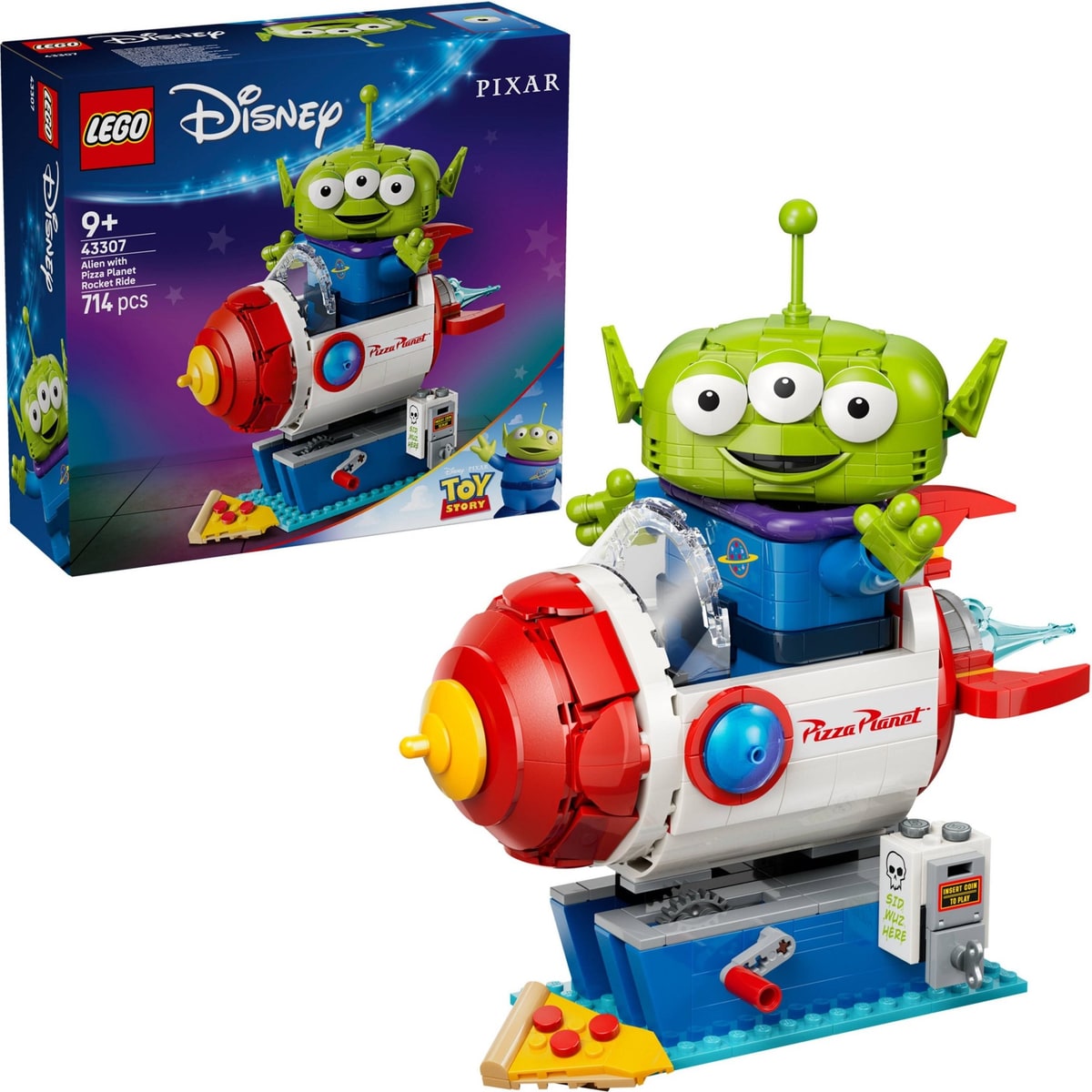 LEGO® 43307 Kosmita z bujaną rakietą Pizza Planet - zdjęcie 7