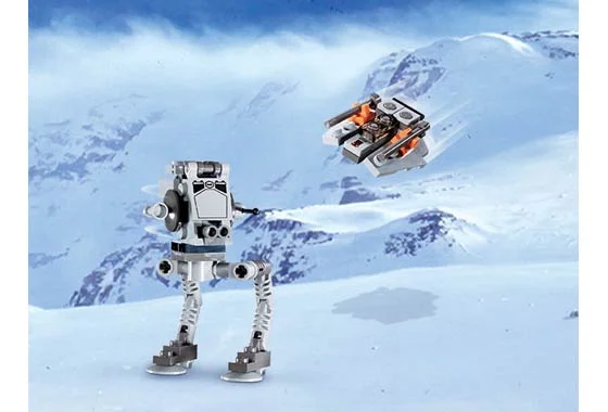 LEGO® 4486 Mini At-st & Snowspeeder nowy zestaw klocków unikat - zdjęcie 2