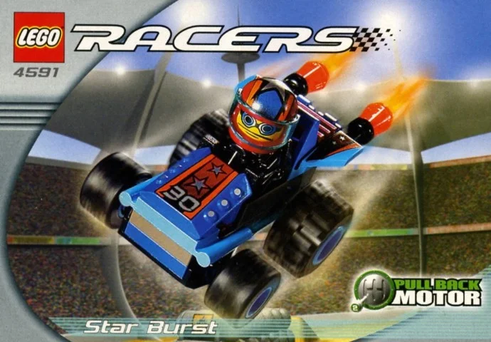 nowy Lego Racers Star Strike Misb 2002