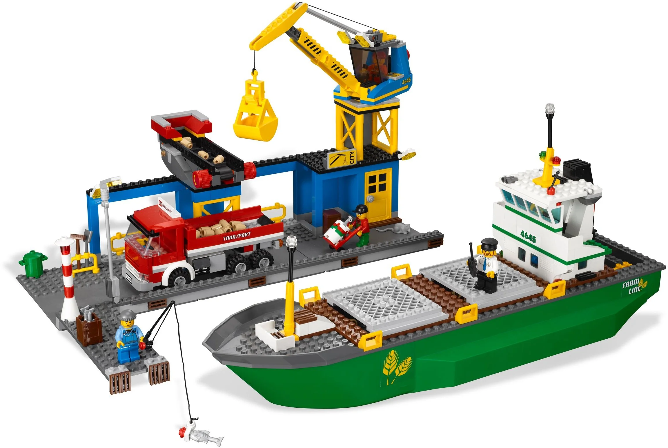 LEGO® 4645 Klocki Lego City Zestaw Port Przeładunkowy Statek - zdjęcie 8