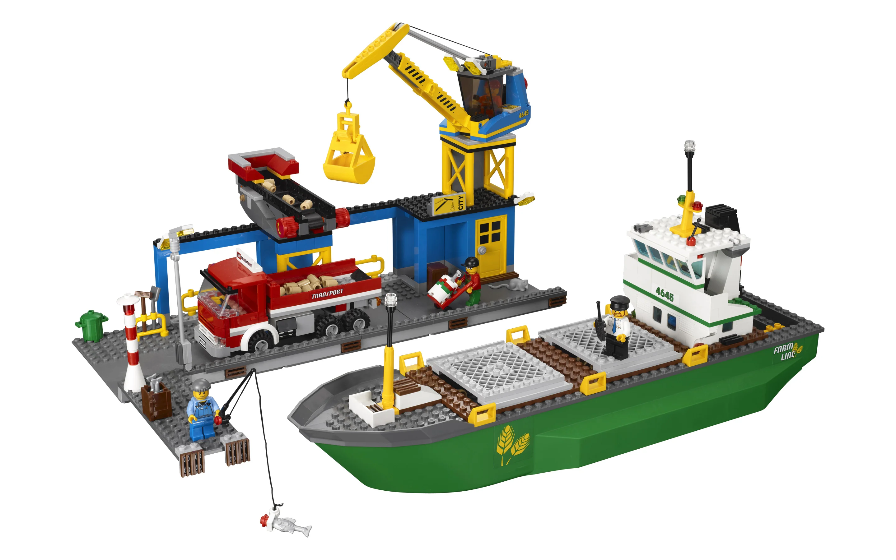 LEGO® 4645 Klocki Lego City Zestaw Port Przeładunkowy Statek - zdjęcie 9