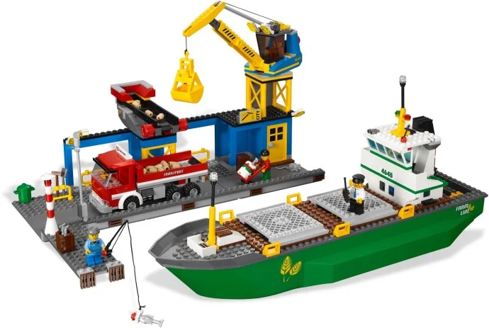 Klocki Lego City Zestaw Port Przeładunkowy Statek